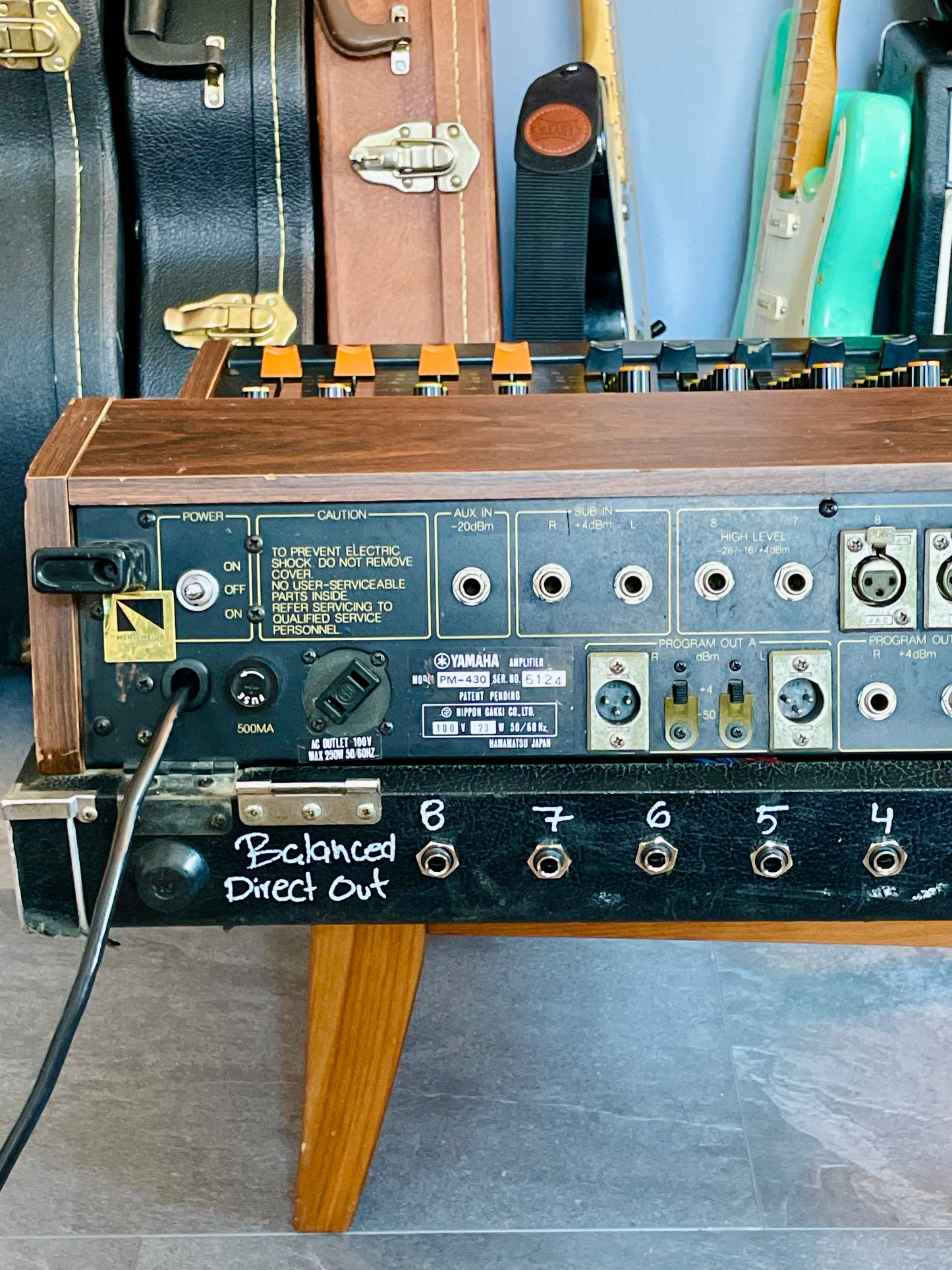 Yamaha PM-430 "Japa-Neve" fully recapped + Direct-Out Headbangers Mod! Tamura transformers 8-Channel Mixing Console 1970s