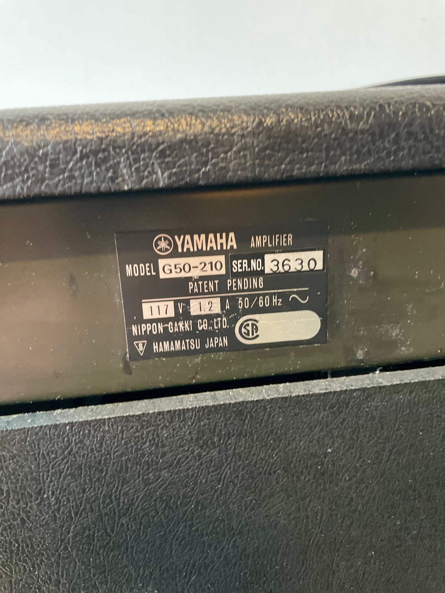 Yamaha G50-210 - 2x10" Guitar Combo 1975 - 1979 - 50-Watt