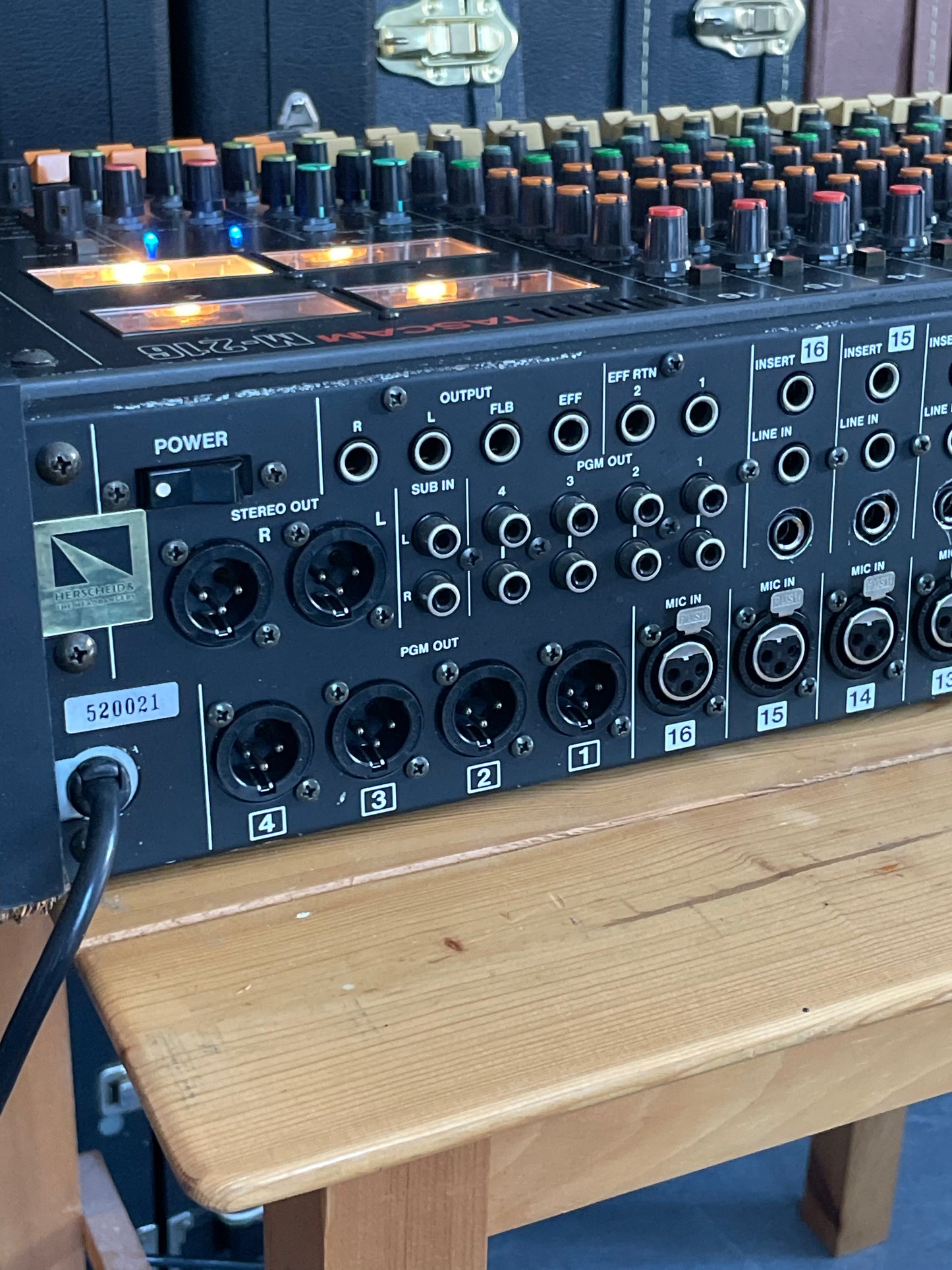 FREE SHIPPING - TASCAM M-216 Fully Recapped + Direct Out Mod by Headbangers