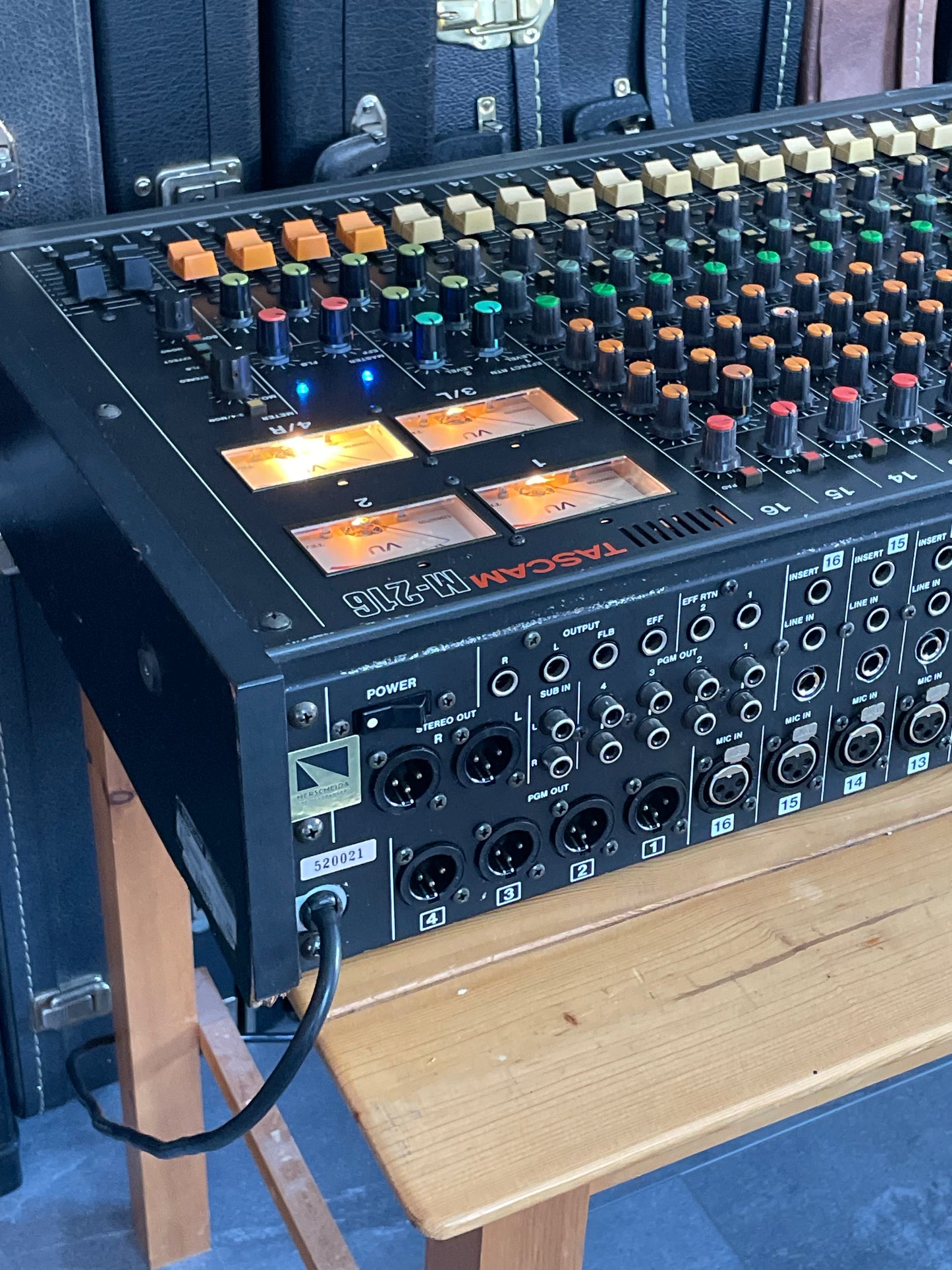 FREE SHIPPING - TASCAM M-216 Fully Recapped + Direct Out Mod by Headbangers