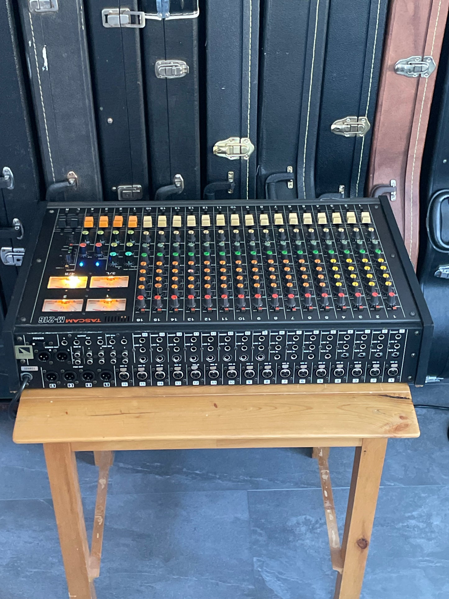 FREE SHIPPING - TASCAM M-216 Fully Recapped + Direct Out Mod by Headbangers