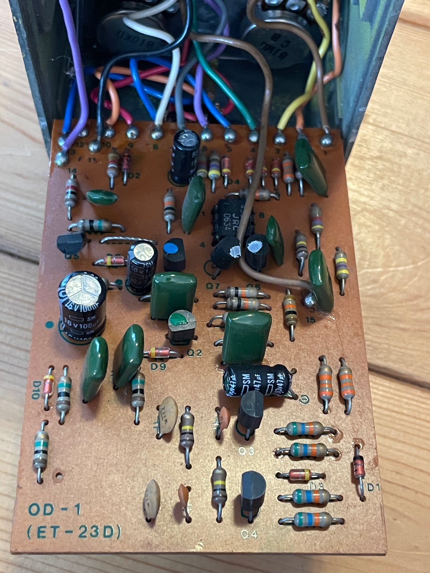 Boss OD-1 Over Drive (Black Label) 1977 - 1985