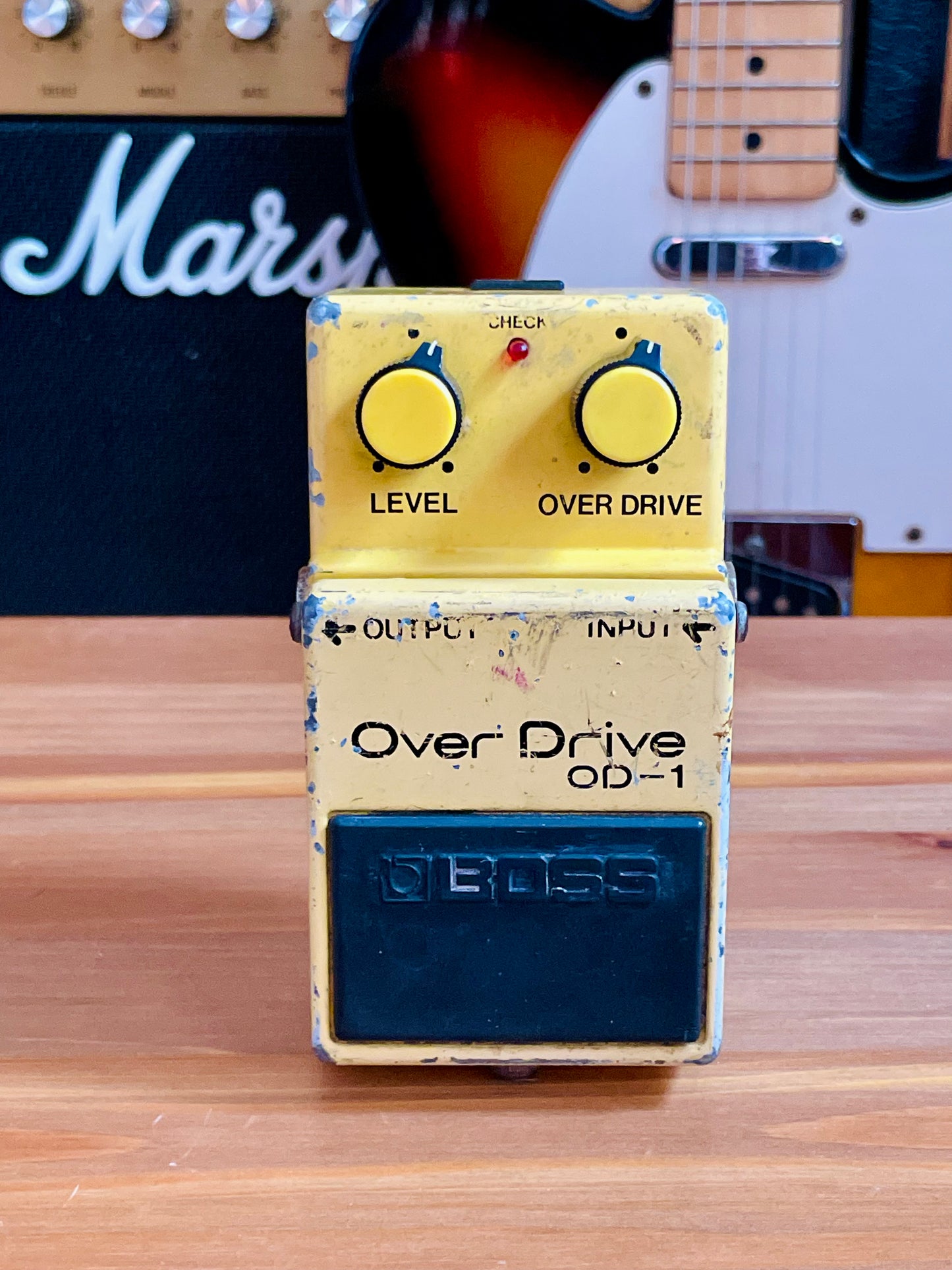Boss OD-1 Over Drive (Black Label) 1977 - 1985