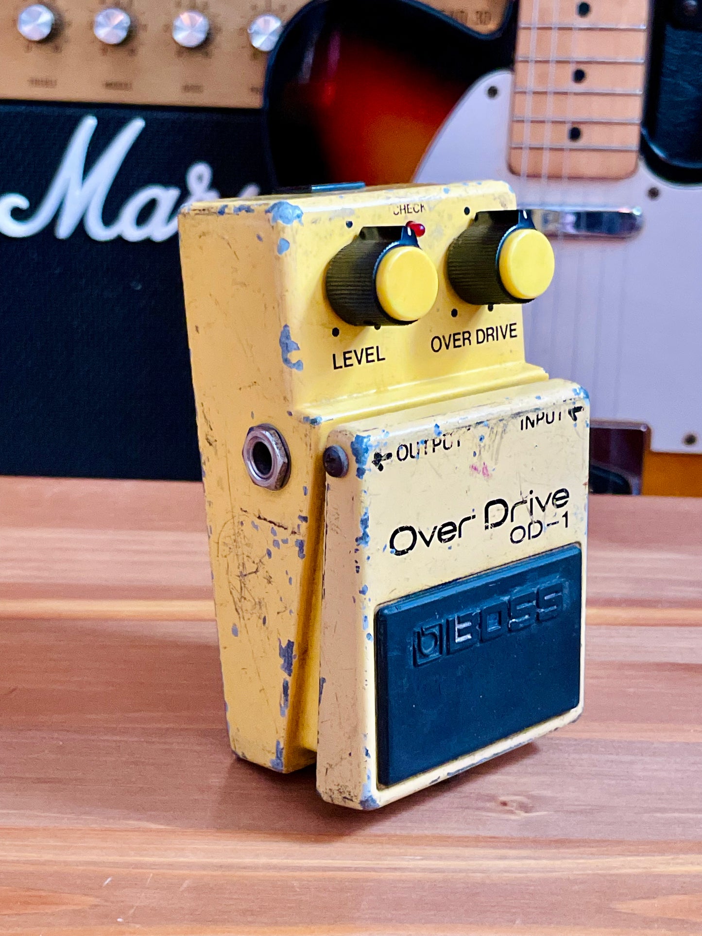 Boss OD-1 Over Drive (Black Label) 1977 - 1985