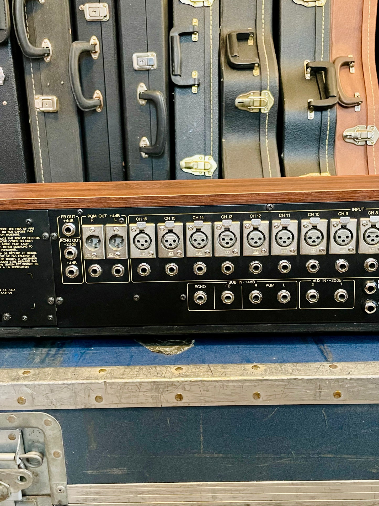 Yamaha MQ1602 "Japa-Neve" Mixer - Fully recapped + Direct-Outs - Tamura transformers, fat Pres. 4 band EQ