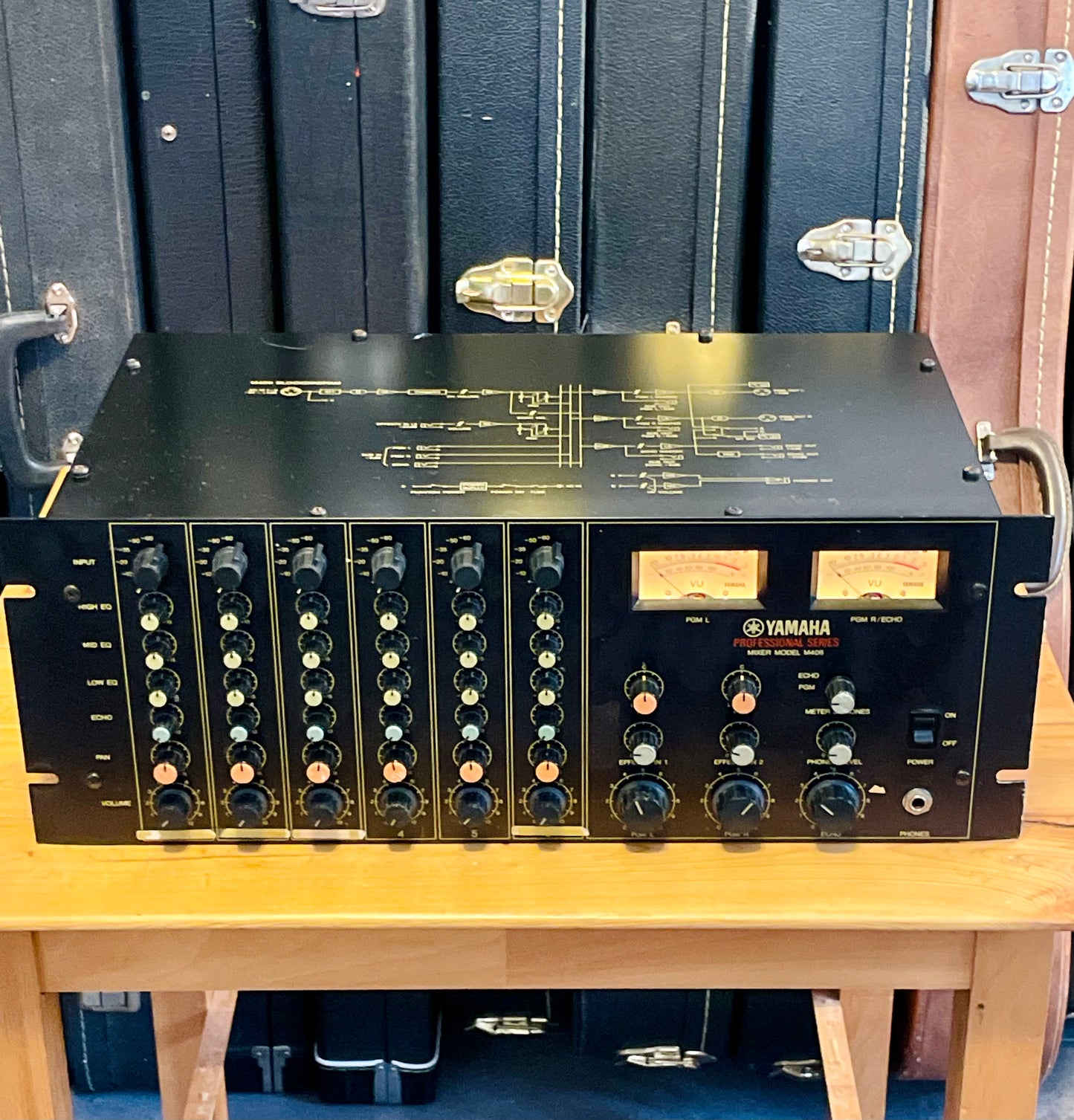 Yamaha M406 "JapaNeve" Direct Out Mod. Fully serviced + Recapped Headbangers