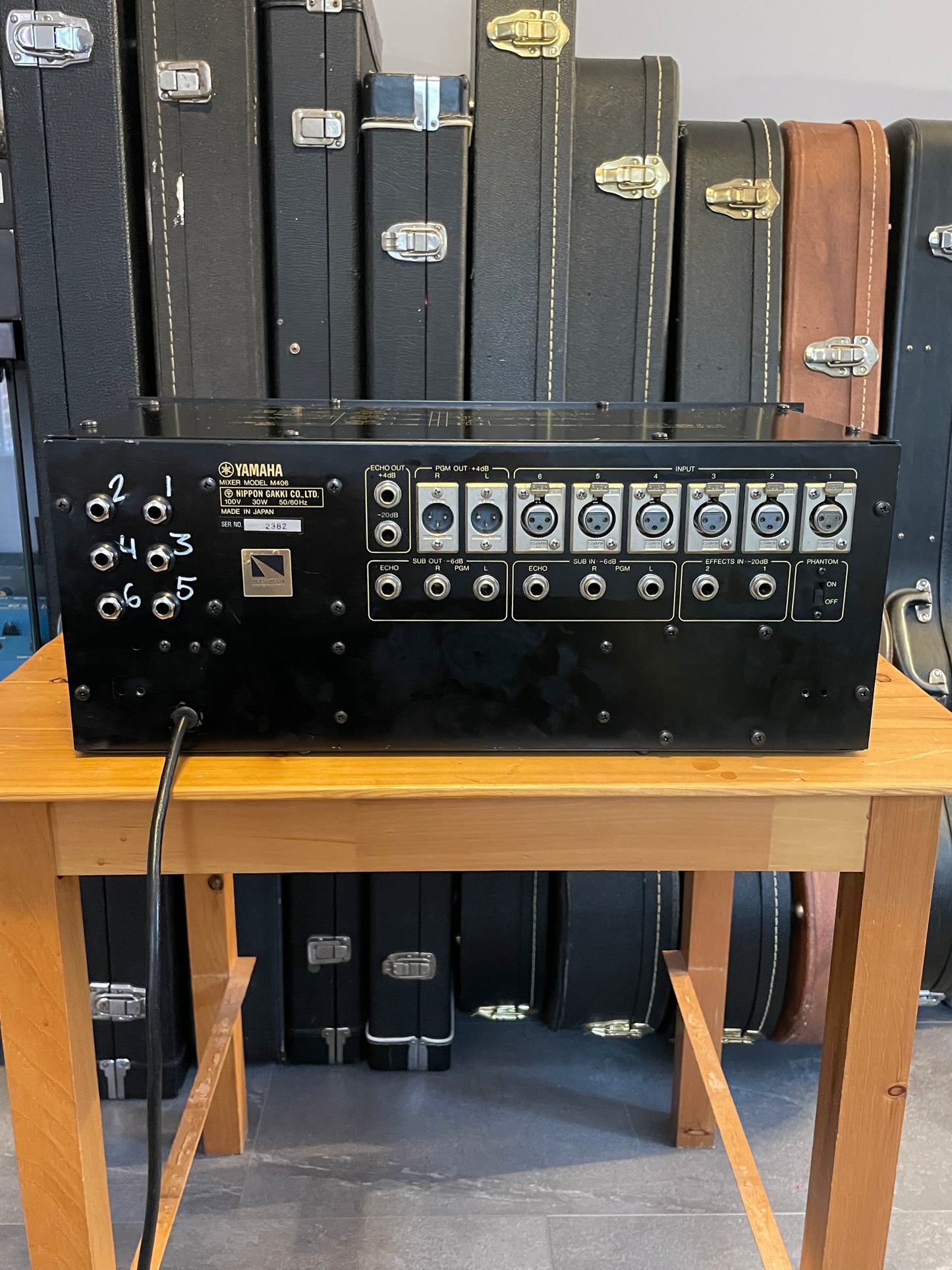 Yamaha M406 "JapaNeve" Direct Out Mod. Fully serviced + Recapped Headbangers