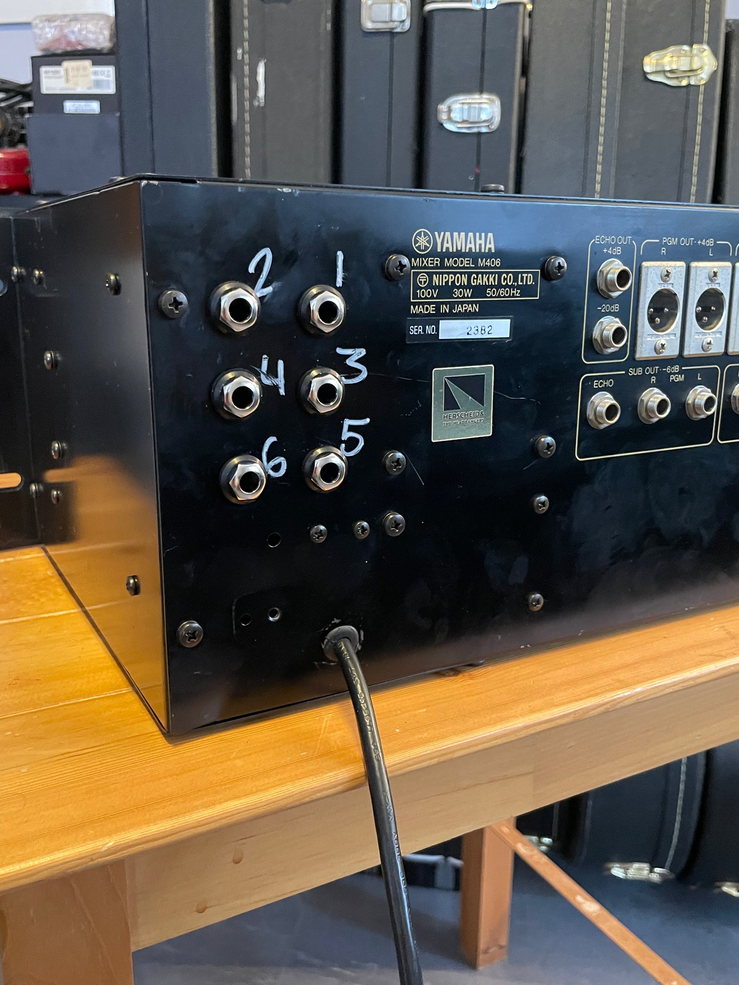 Yamaha M406 "JapaNeve" Direct Out Mod. Fully serviced + Recapped Headbangers