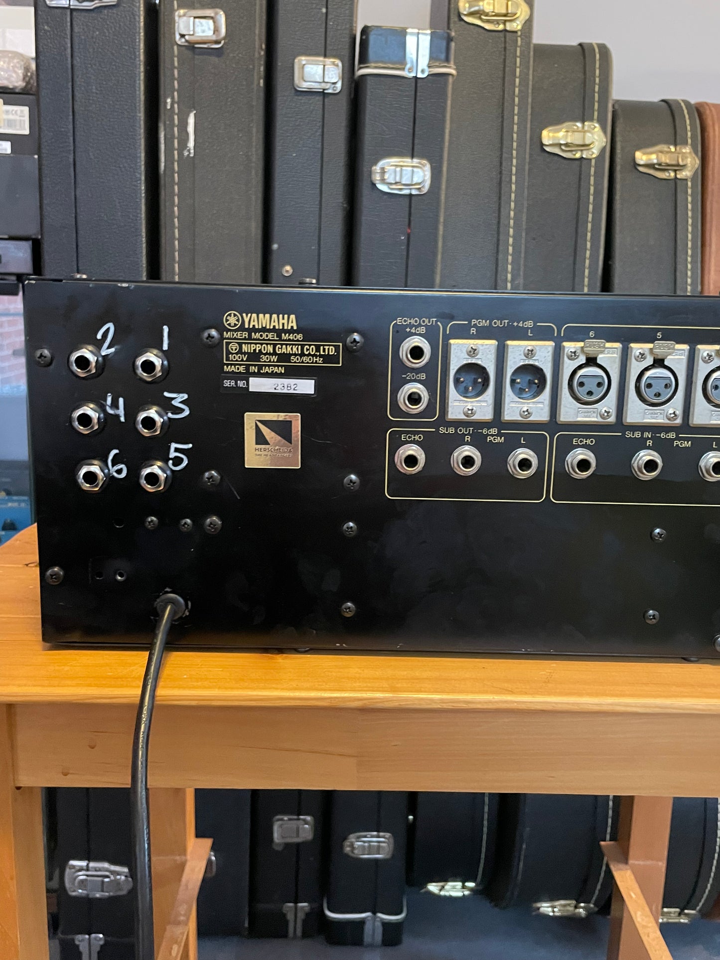 Yamaha M406 "JapaNeve" Direct Out Mod. Fully serviced + Recapped Headbangers