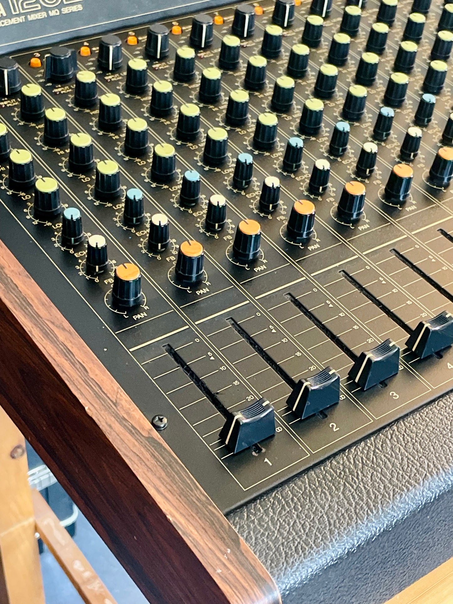 FREE SHIPPING - Yamaha MQ1202 "Japa-Neve", fully recapped + Direct-Out Headbangers Mod! Small PM1000, Tamura transformers, fat Pres. 4 band EQ