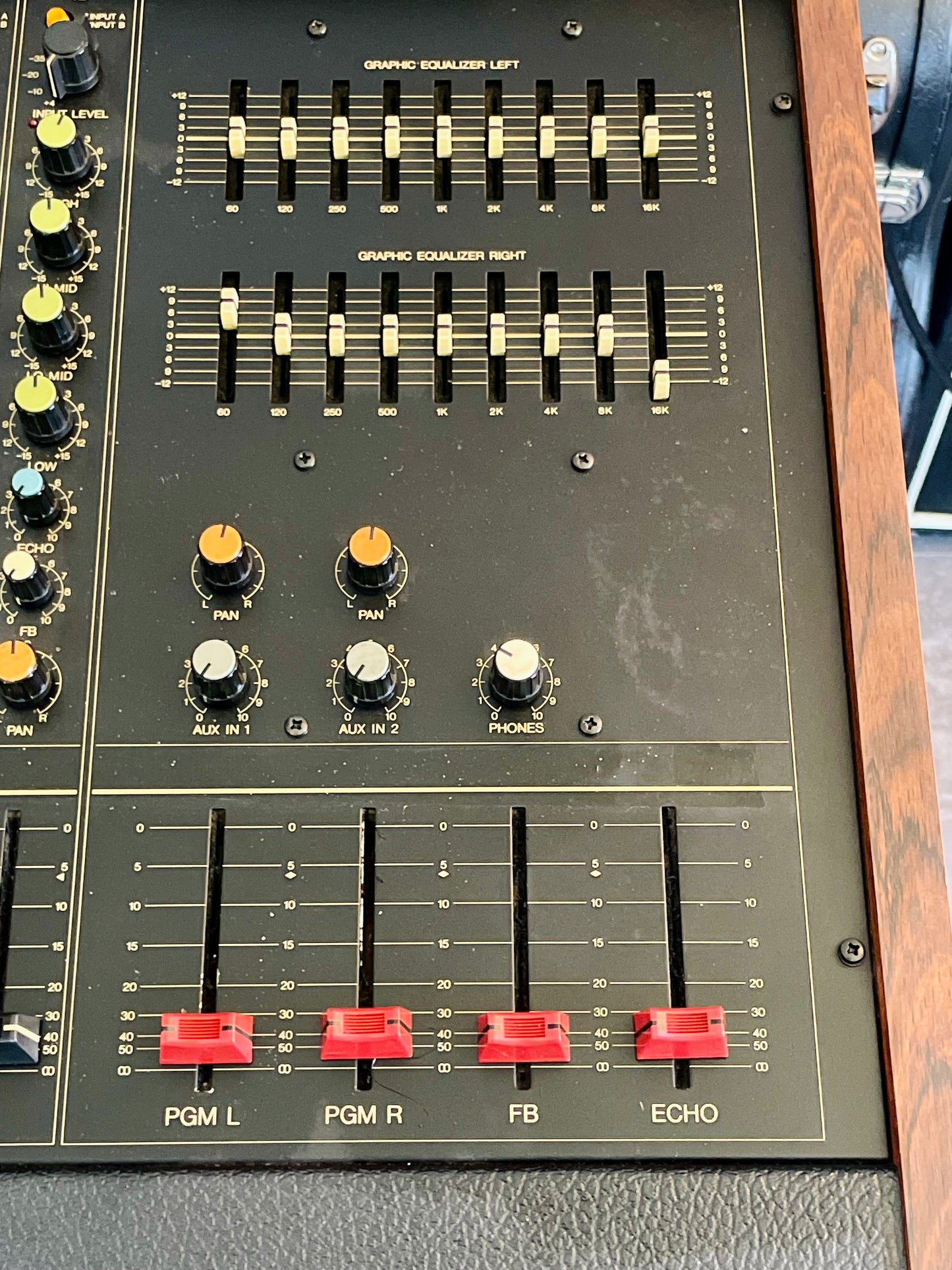 FREE SHIPPING - Yamaha MQ1202 "Japa-Neve", fully recapped + Direct-Out Headbangers Mod! Small PM1000, Tamura transformers, fat Pres. 4 band EQ