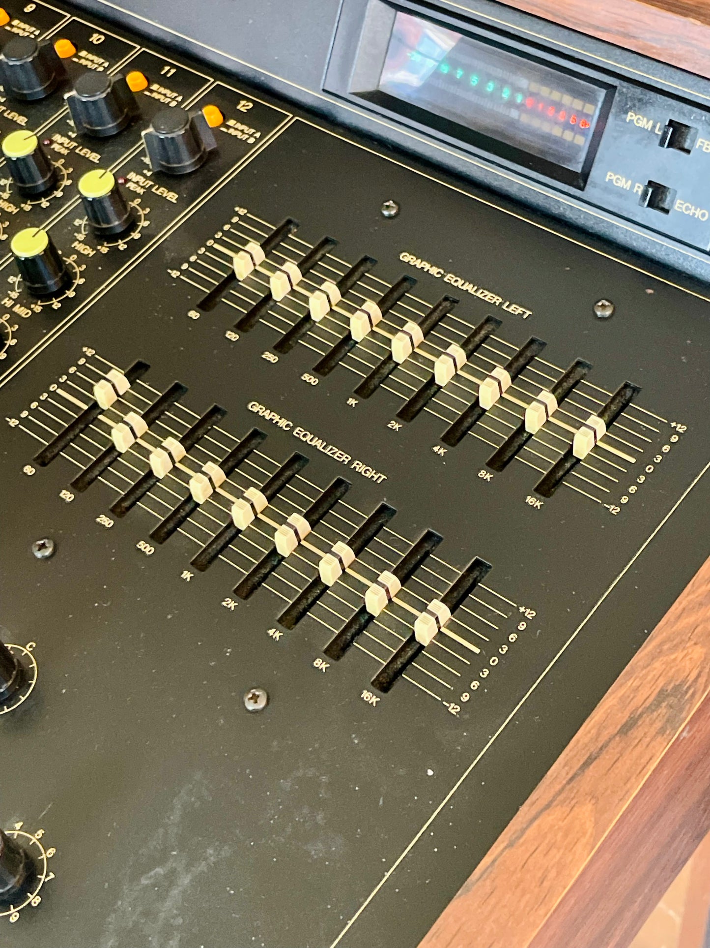 FREE SHIPPING - Yamaha MQ1202 "Japa-Neve", fully recapped + Direct-Out Headbangers Mod! Small PM1000, Tamura transformers, fat Pres. 4 band EQ