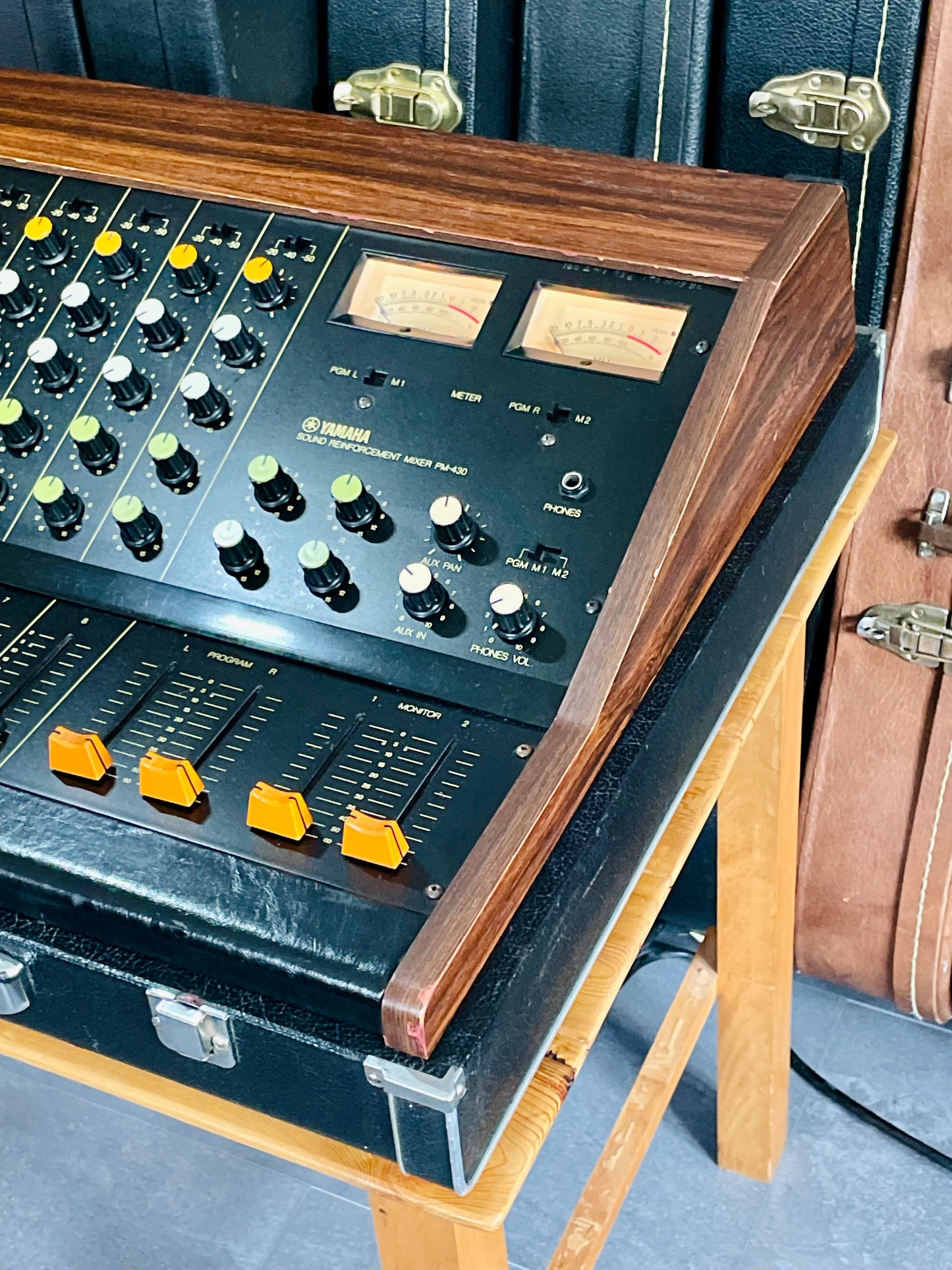FREE SHIPPING - Yamaha PM-430 "Japa-Neve" fully recapped + Direct-Out Headbangers Mod! Tamura transformers 8-Channel Mixing Console 1970s