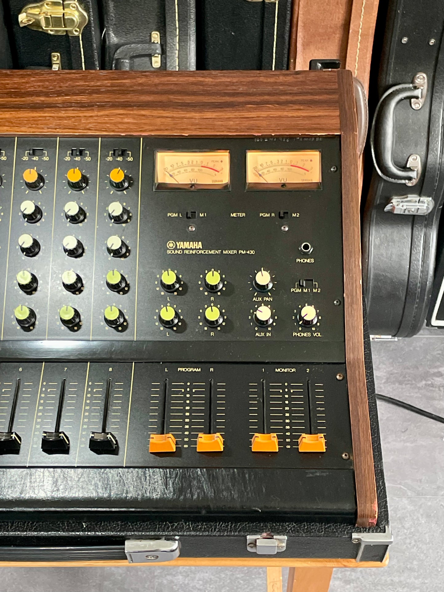 FREE SHIPPING - Yamaha PM-430 "Japa-Neve" fully recapped + Direct-Out Headbangers Mod! Tamura transformers 8-Channel Mixing Console 1970s