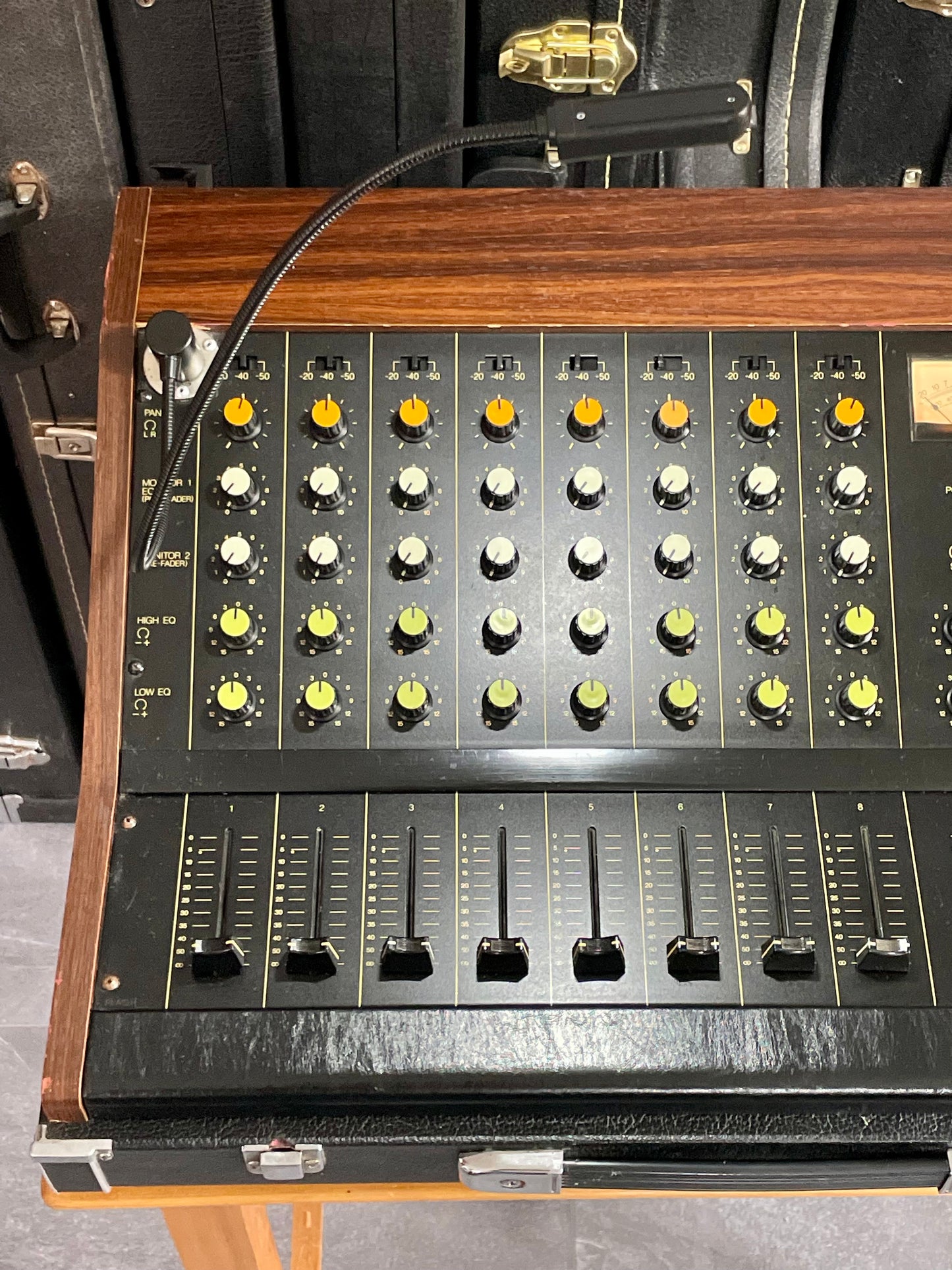 FREE SHIPPING - Yamaha PM-430 "Japa-Neve" fully recapped + Direct-Out Headbangers Mod! Tamura transformers 8-Channel Mixing Console 1970s