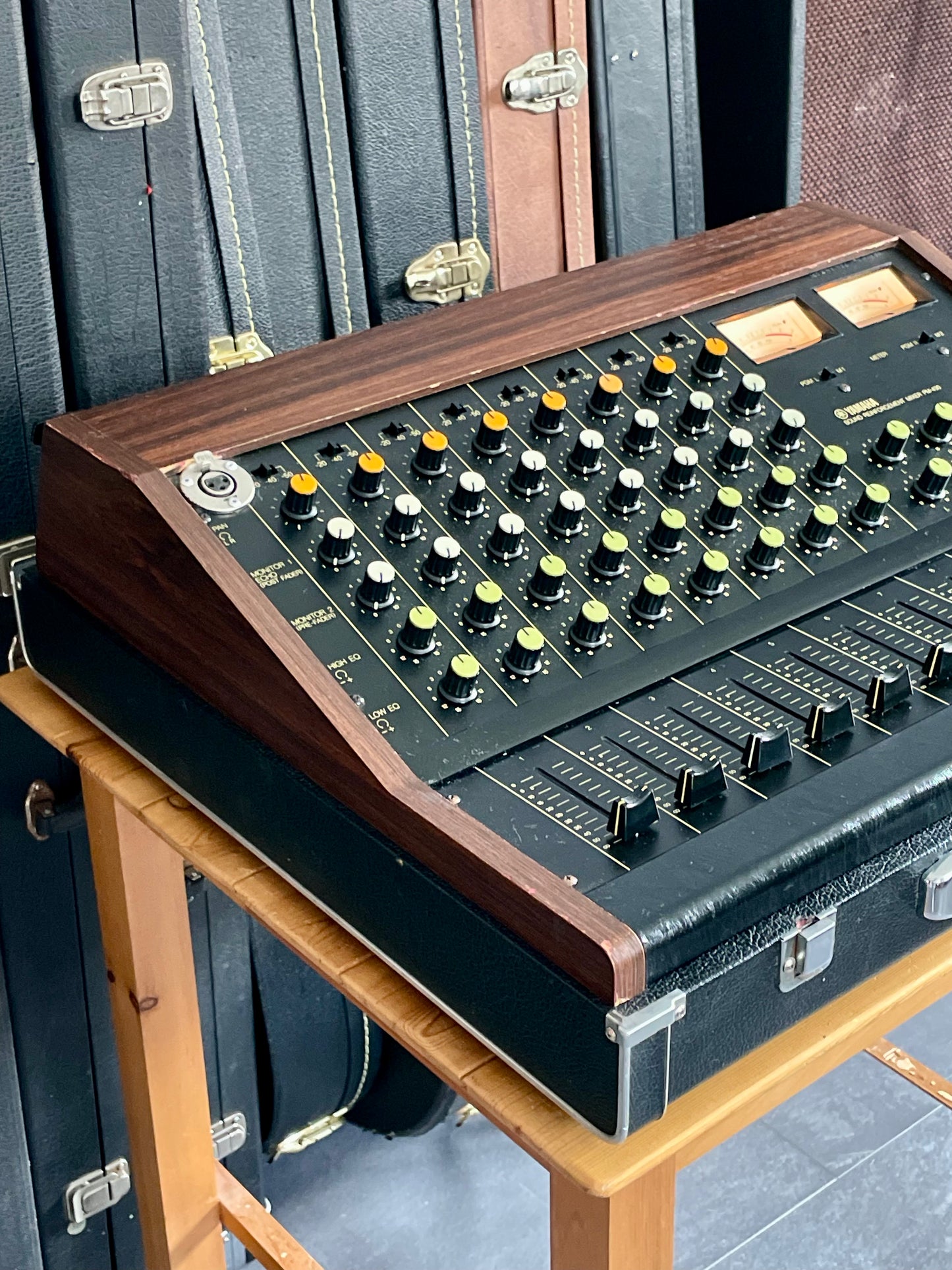 FREE SHIPPING - Yamaha PM-430 "Japa-Neve" fully recapped + Direct-Out Headbangers Mod! Tamura transformers 8-Channel Mixing Console 1970s
