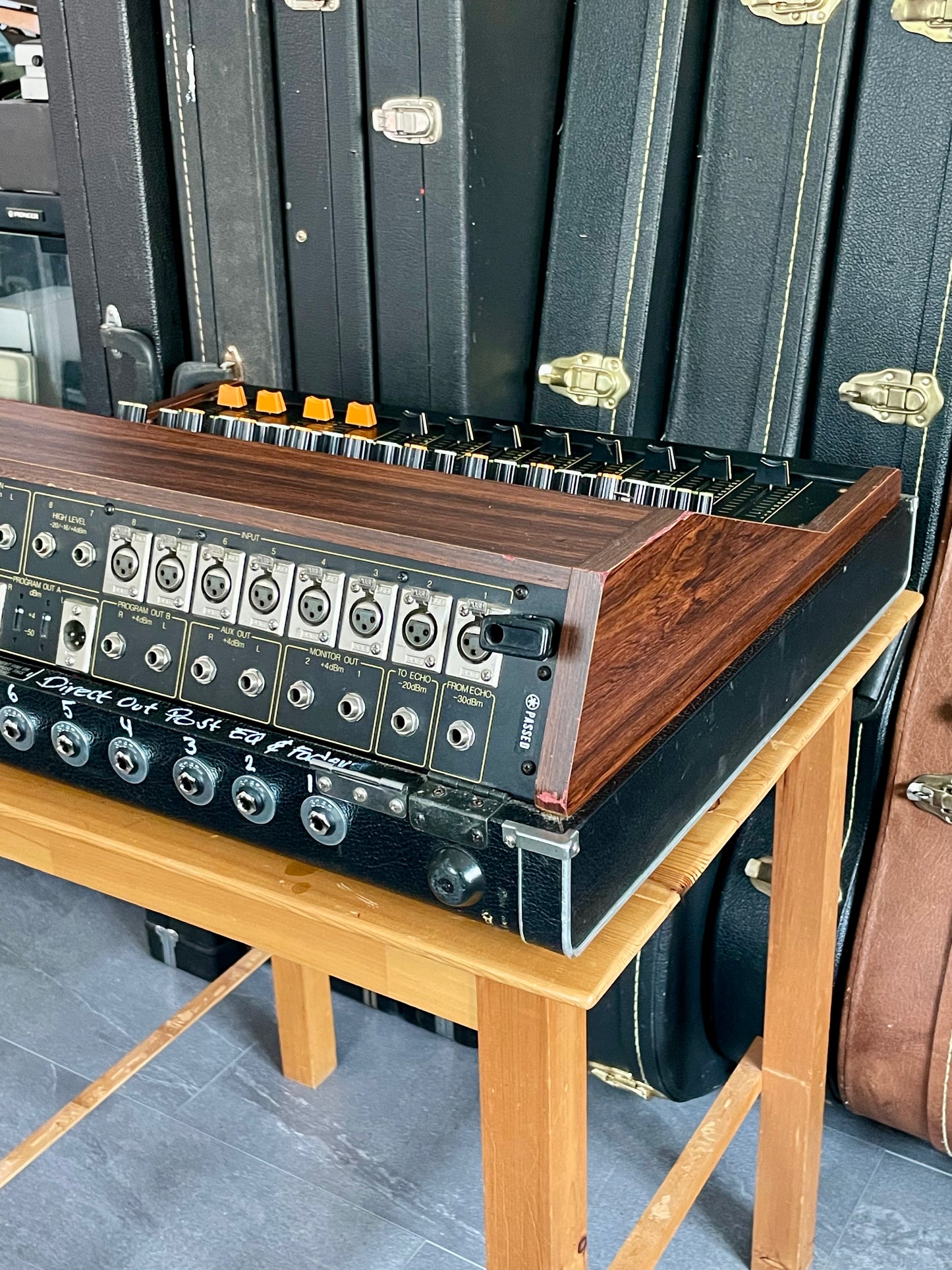 FREE SHIPPING - Yamaha PM-430 "Japa-Neve" fully recapped + Direct-Out Headbangers Mod! Tamura transformers 8-Channel Mixing Console 1970s