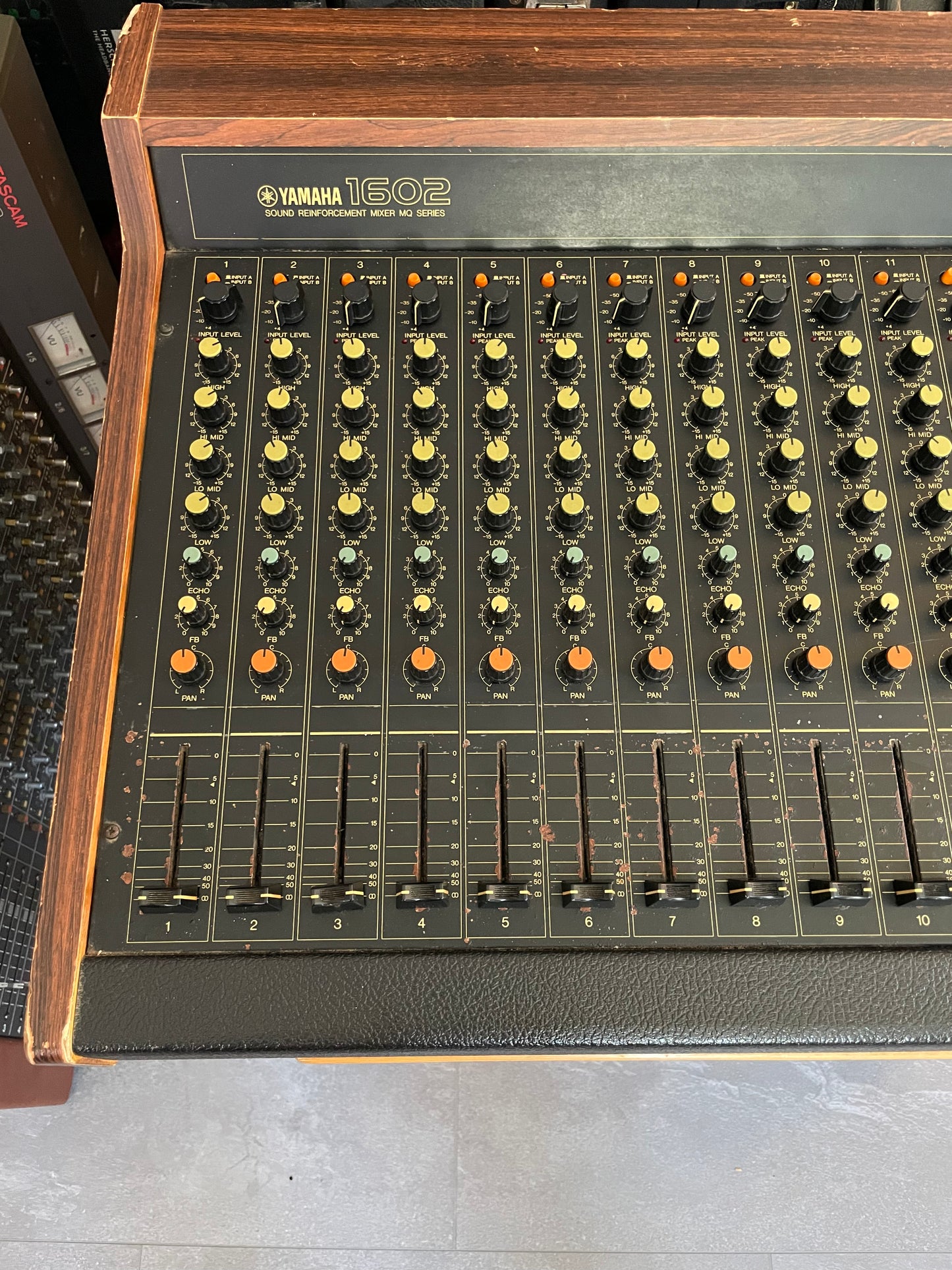 Yamaha MQ1602 "Japa-Neve" Mixer - Fully recapped + Direct-Outs - Tamura transformers, fat Pres. 4 band EQ