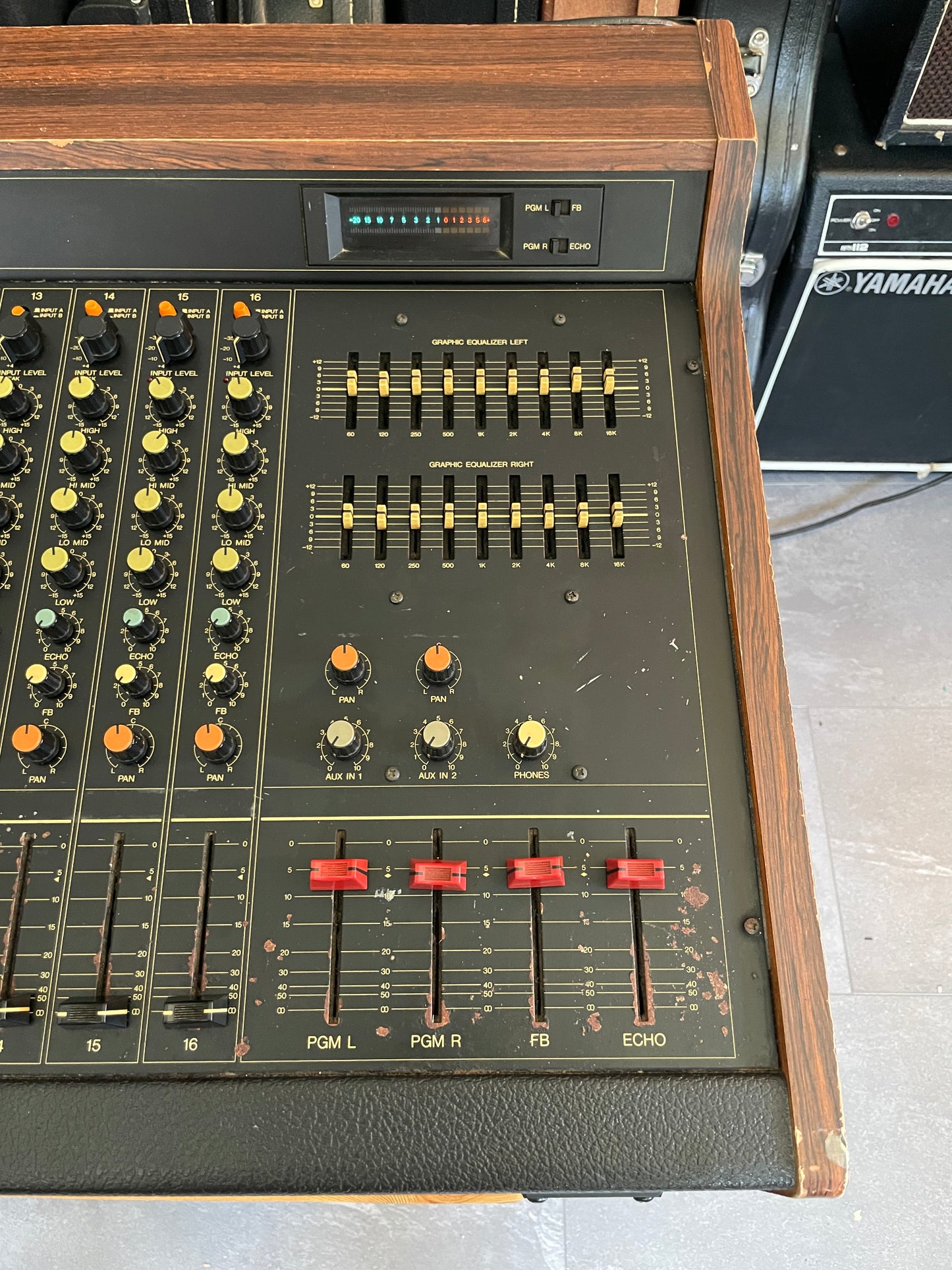 Yamaha MQ1602 "Japa-Neve" Mixer - Fully recapped + Direct-Outs - Tamura transformers, fat Pres. 4 band EQ