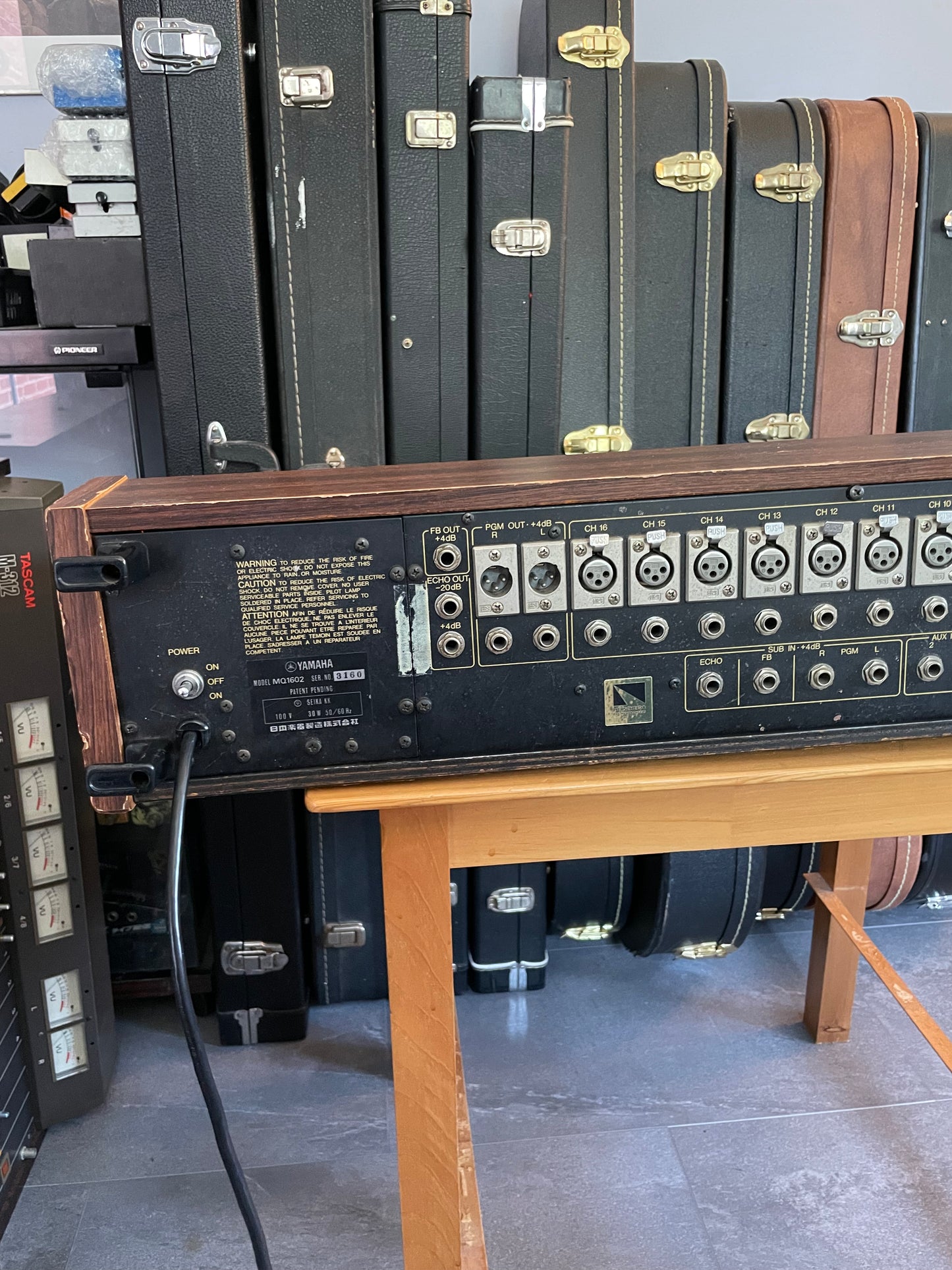 Yamaha MQ1602 "Japa-Neve" Mixer - Fully recapped + Direct-Outs - Tamura transformers, fat Pres. 4 band EQ