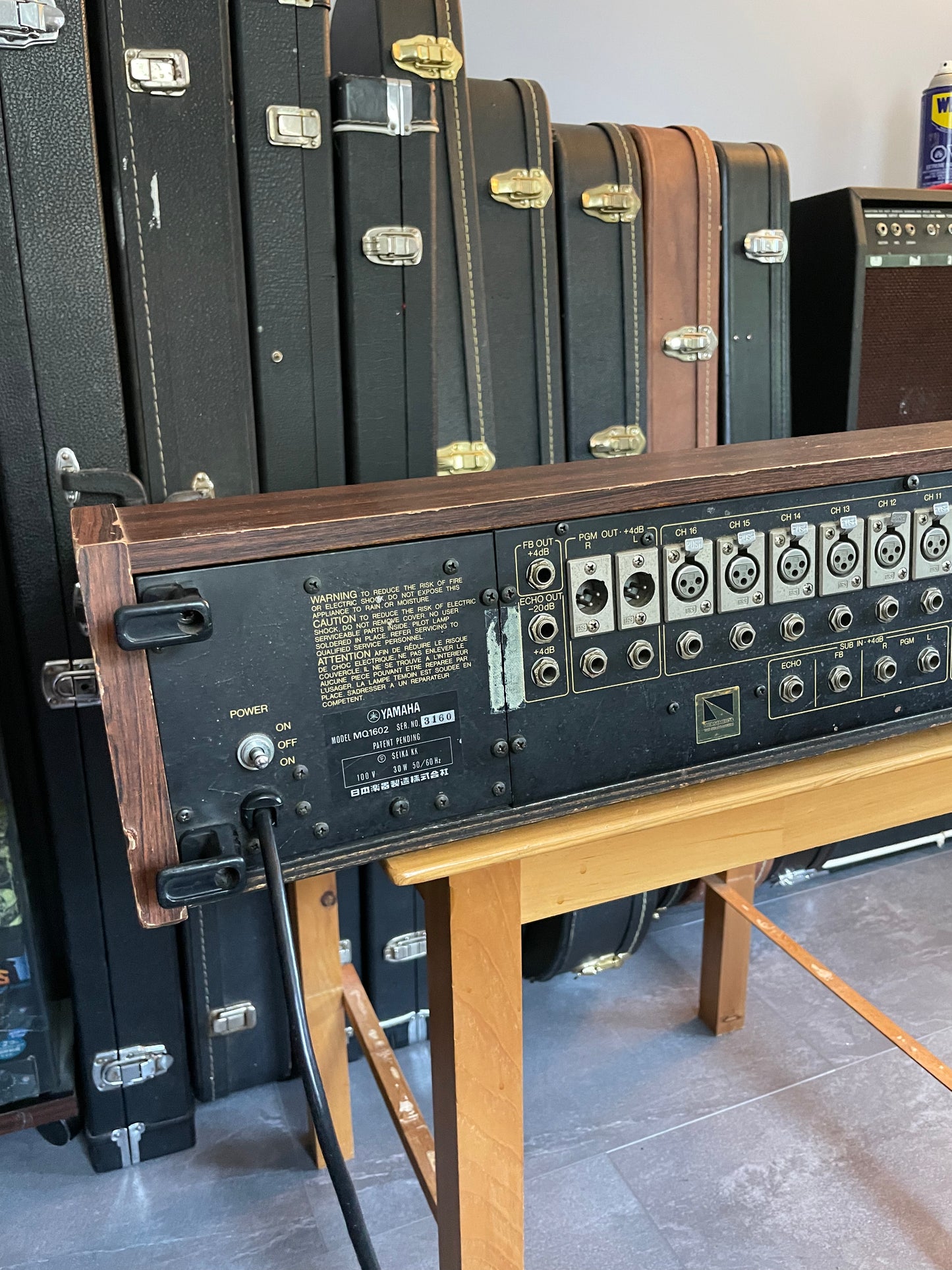 Yamaha MQ1602 "Japa-Neve" Mixer - Fully recapped + Direct-Outs - Tamura transformers, fat Pres. 4 band EQ