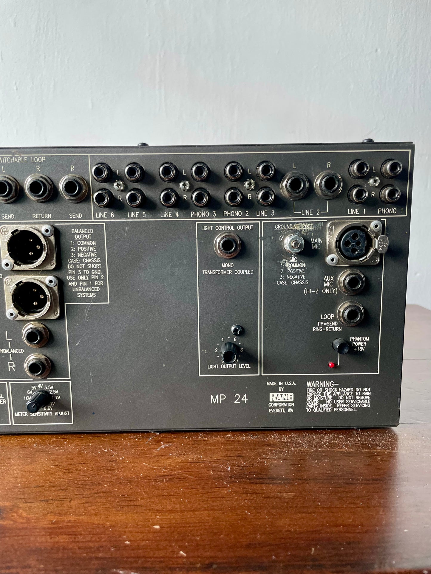 RANE MP 24 Mixer Preamplifier Original Model 1989 in Excellent condition