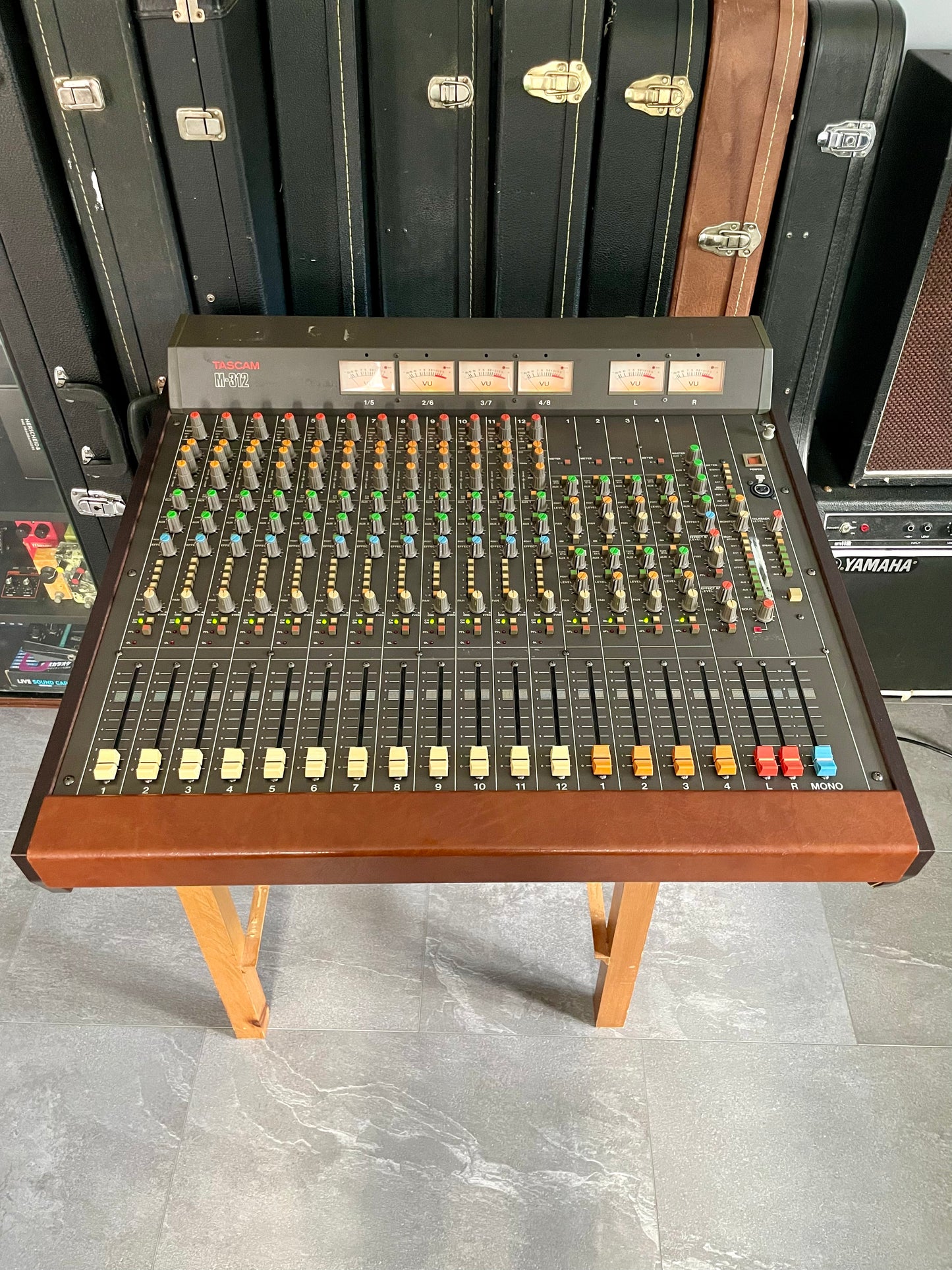 TASCAM M-312 with transformer-balanced direct out CAPI API-style (1983 - 1987) - Fully serviced + recapped