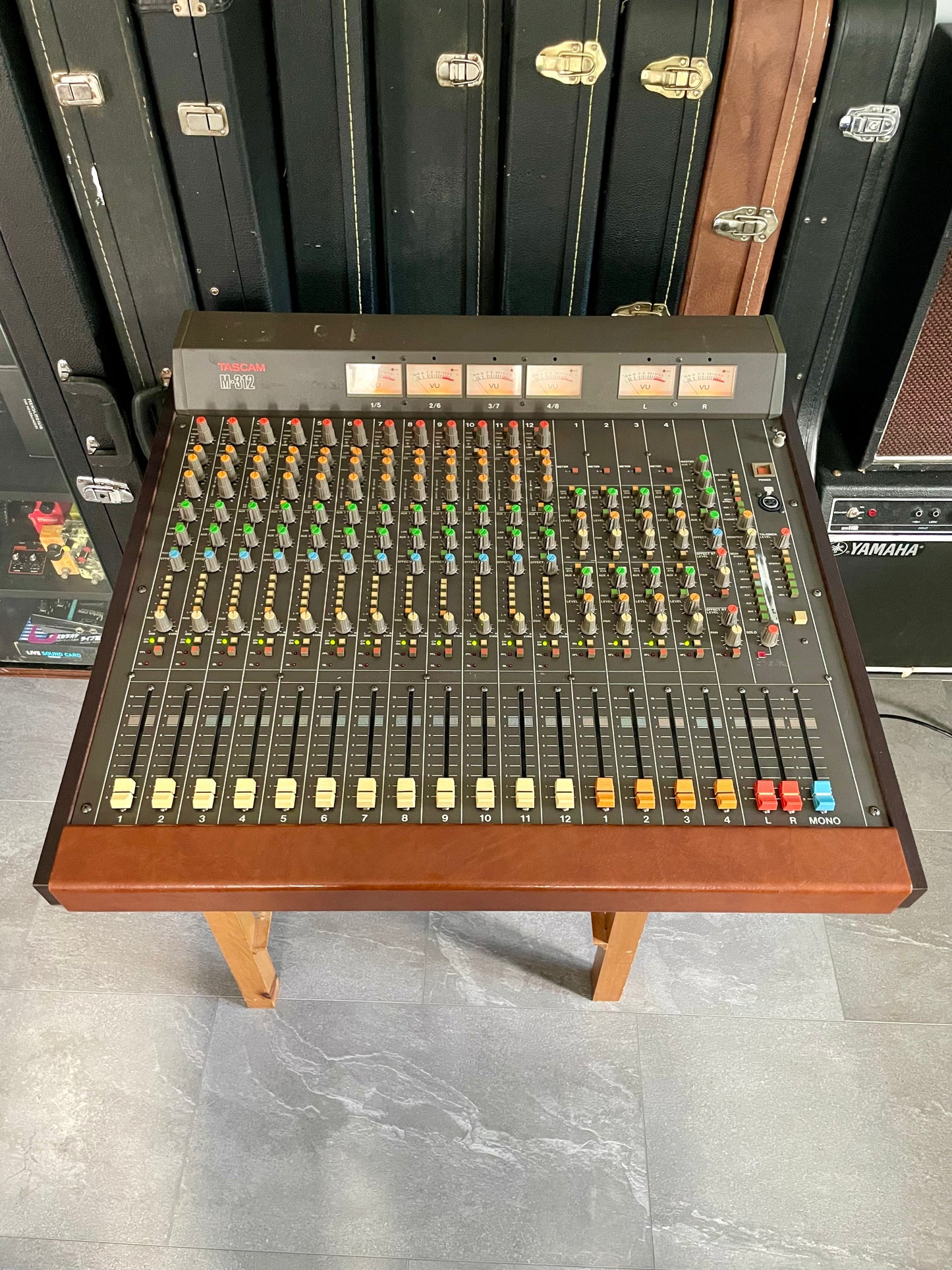 TASCAM M-312 with transformer-balanced direct out CAPI API-style (1983 - 1987) - Fully serviced + recapped