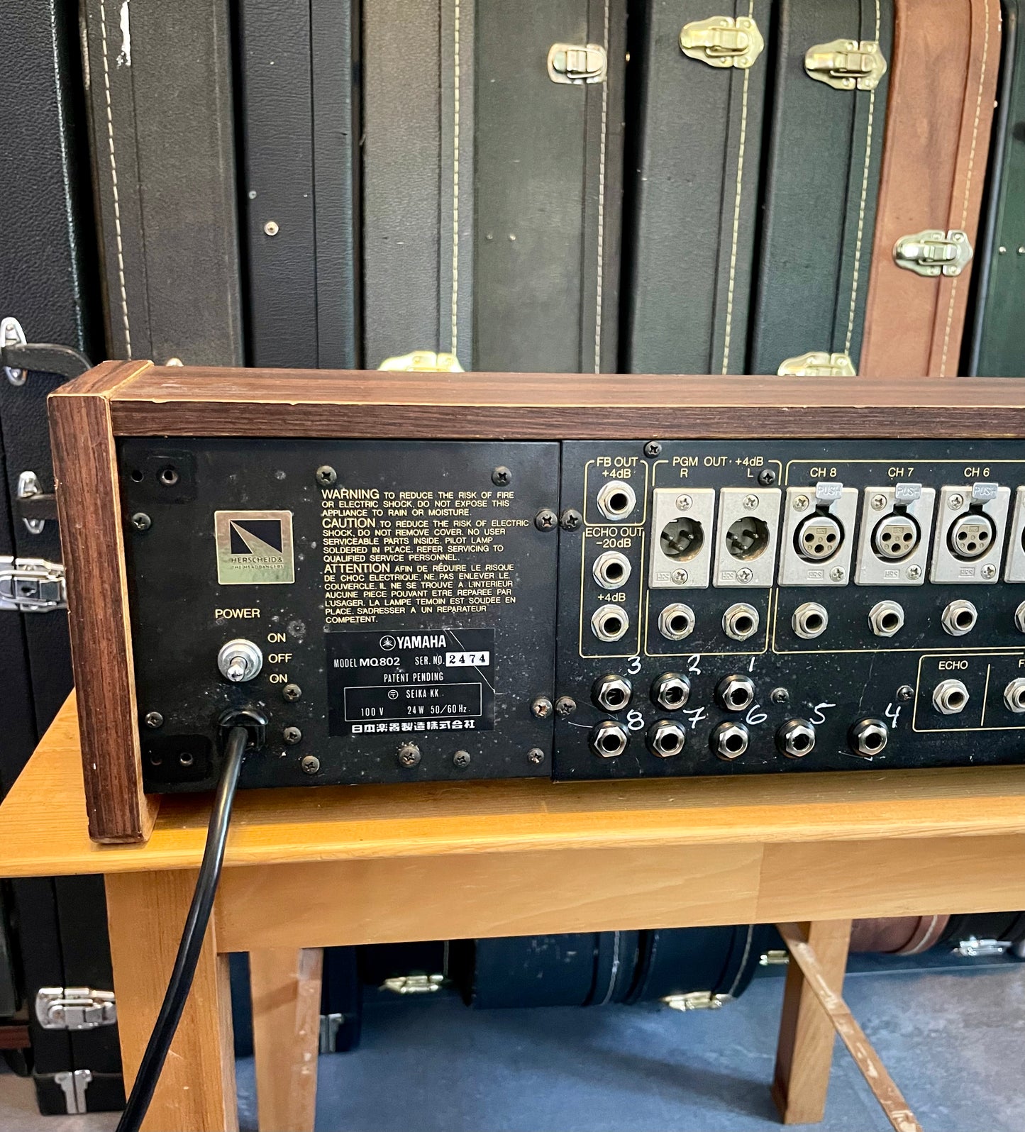 FREE SHIPPING - Yamaha MQ 802 - JapaNeve - Fully serviced + Direct out mod. by Headbangers