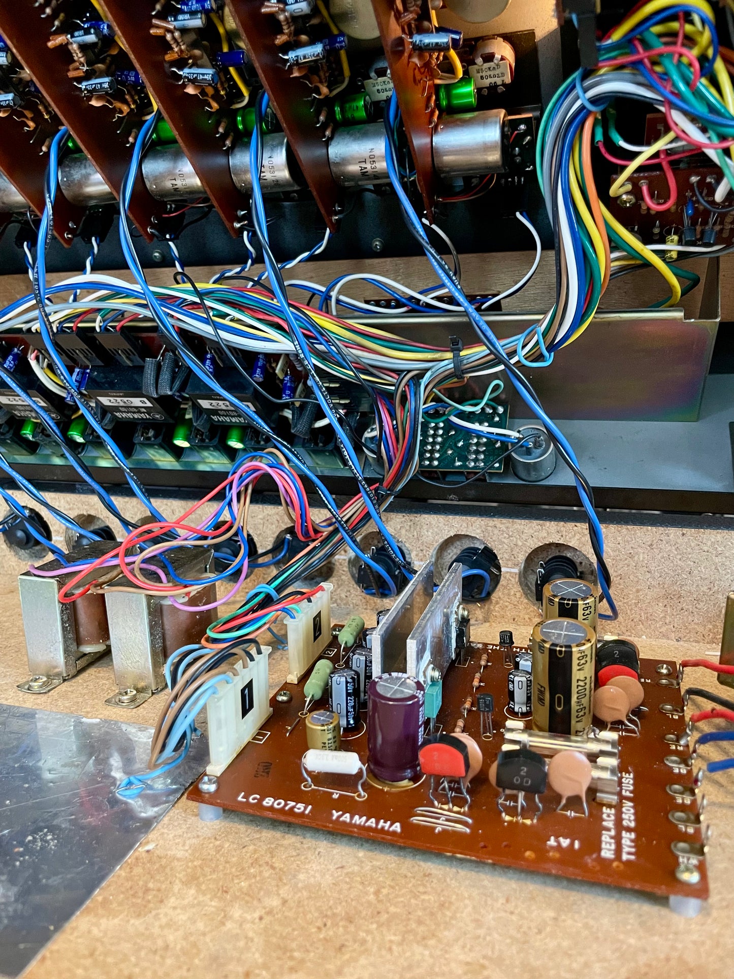 Yamaha PM-430 "Japa-Neve" fully recapped + Direct-Out. Tamura transformers 8-Channel Mixing Console 1970s