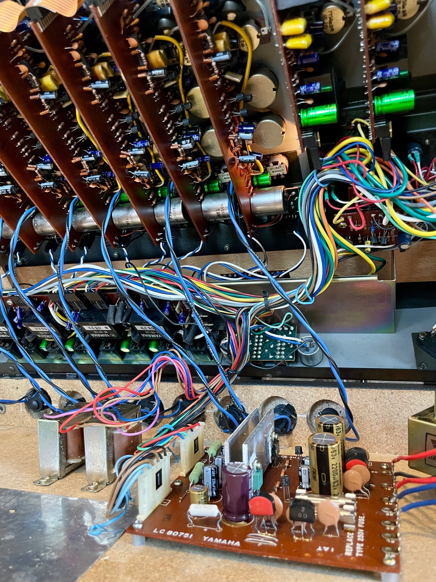 Yamaha PM-430 "Japa-Neve" fully recapped + Direct-Out. Tamura transformers 8-Channel Mixing Console 1970s