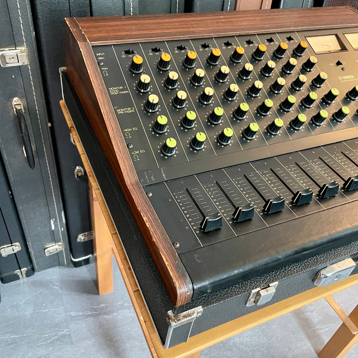 Yamaha PM-430 "Japa-Neve" fully recapped + Direct-Out. Tamura transformers 8-Channel Mixing Console 1970s