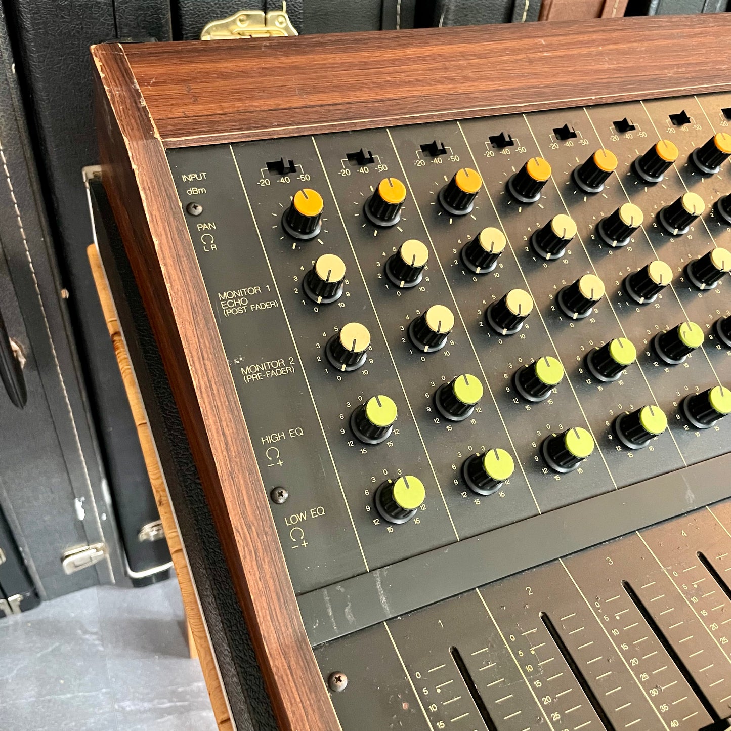 Yamaha PM-430 "Japa-Neve" fully recapped + Direct-Out. Tamura transformers 8-Channel Mixing Console 1970s