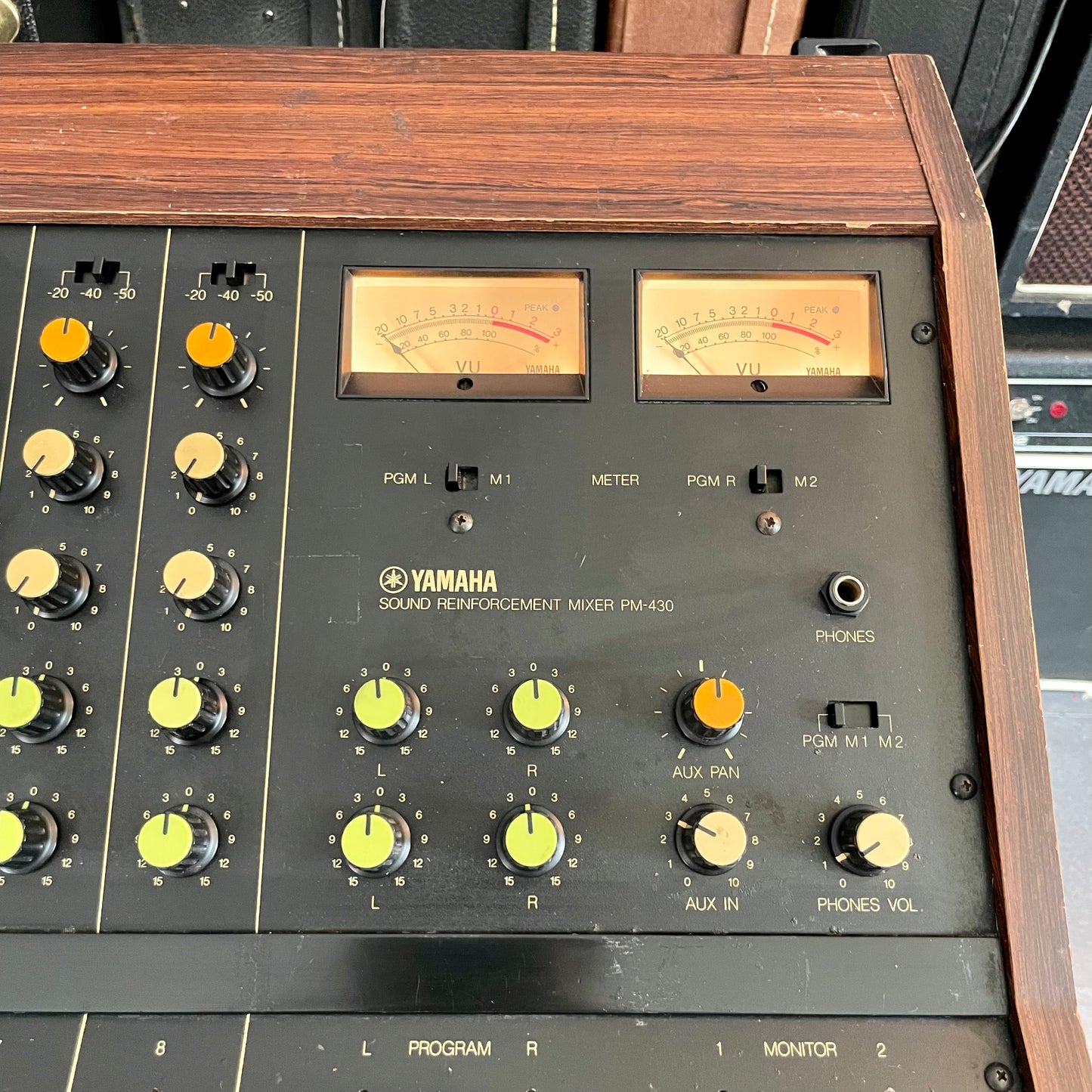 Yamaha PM-430 "Japa-Neve" fully recapped + Direct-Out. Tamura transformers 8-Channel Mixing Console 1970s