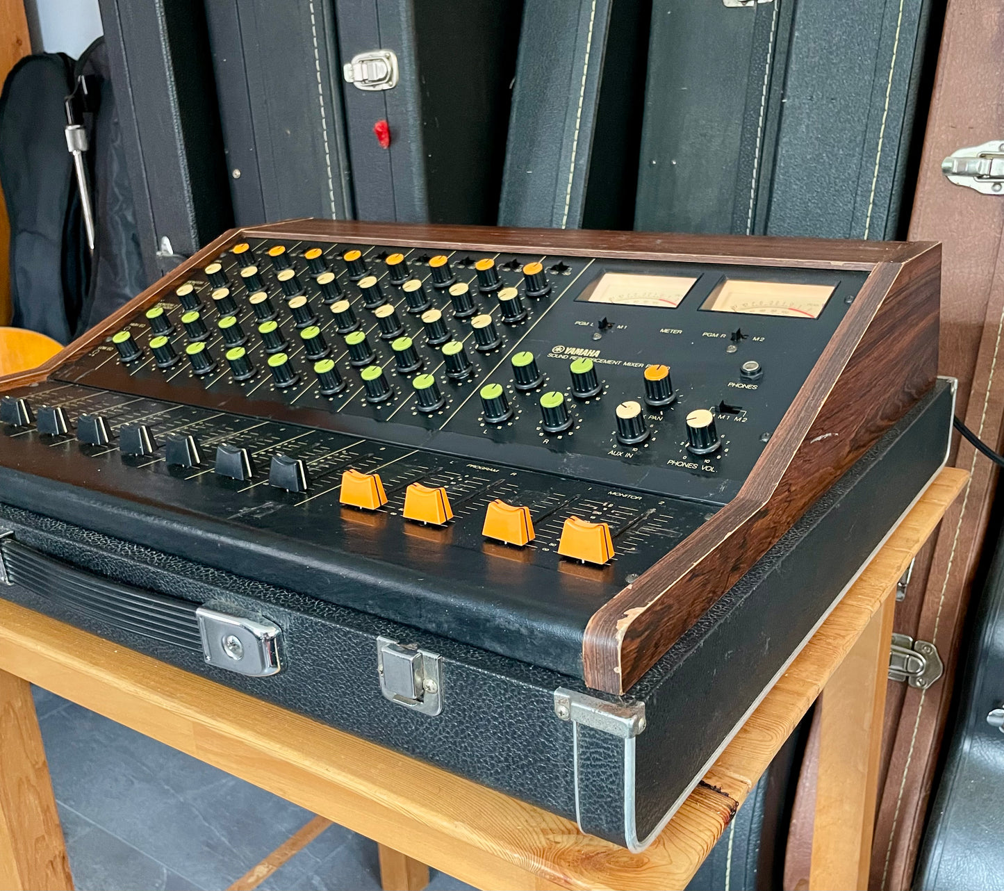 Yamaha PM-430 "Japa-Neve" fully recapped + Direct-Out. Tamura transformers 8-Channel Mixing Console 1970s