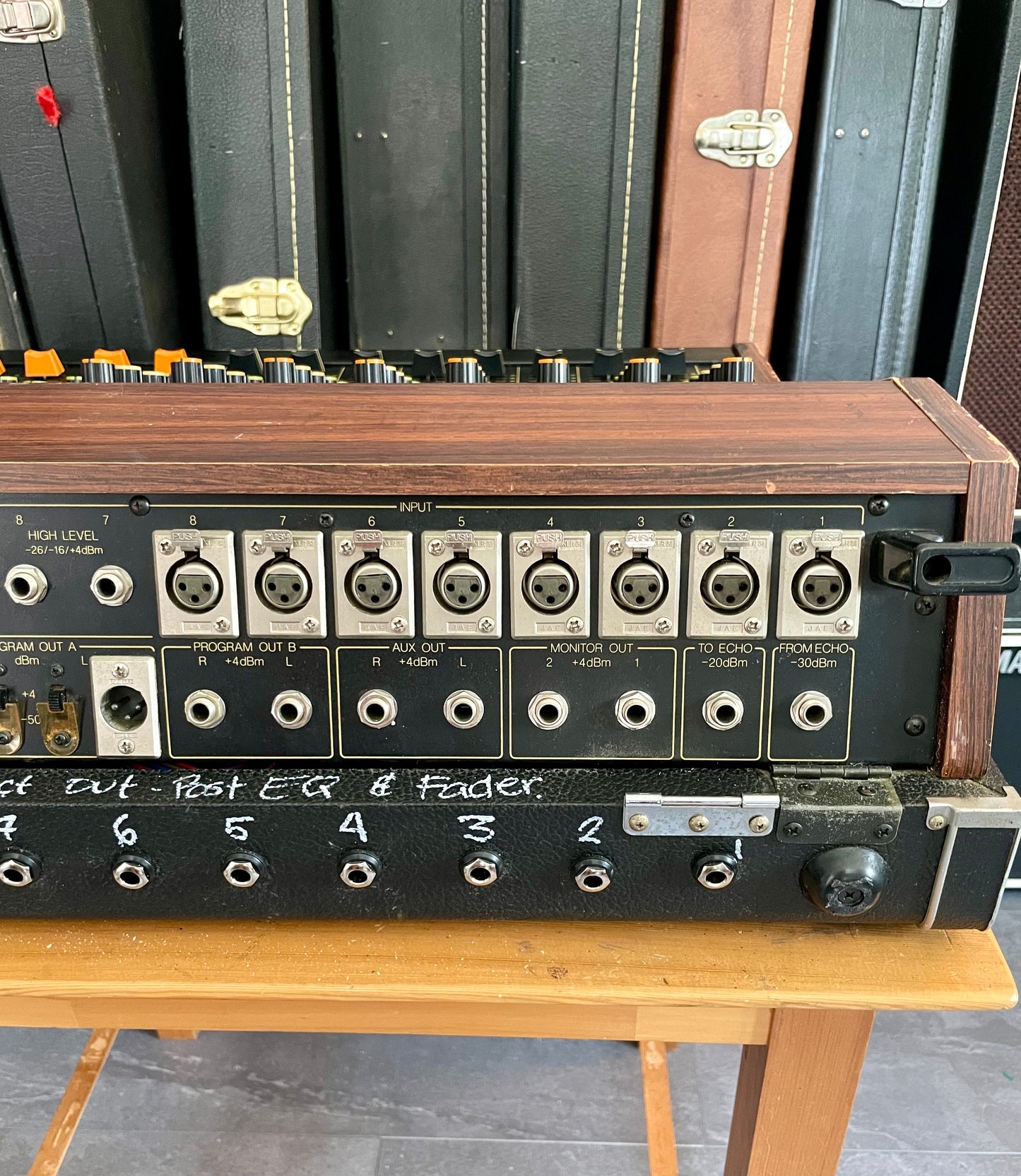 Yamaha PM-430 "Japa-Neve" fully recapped + Direct-Out. Tamura transformers 8-Channel Mixing Console 1970s