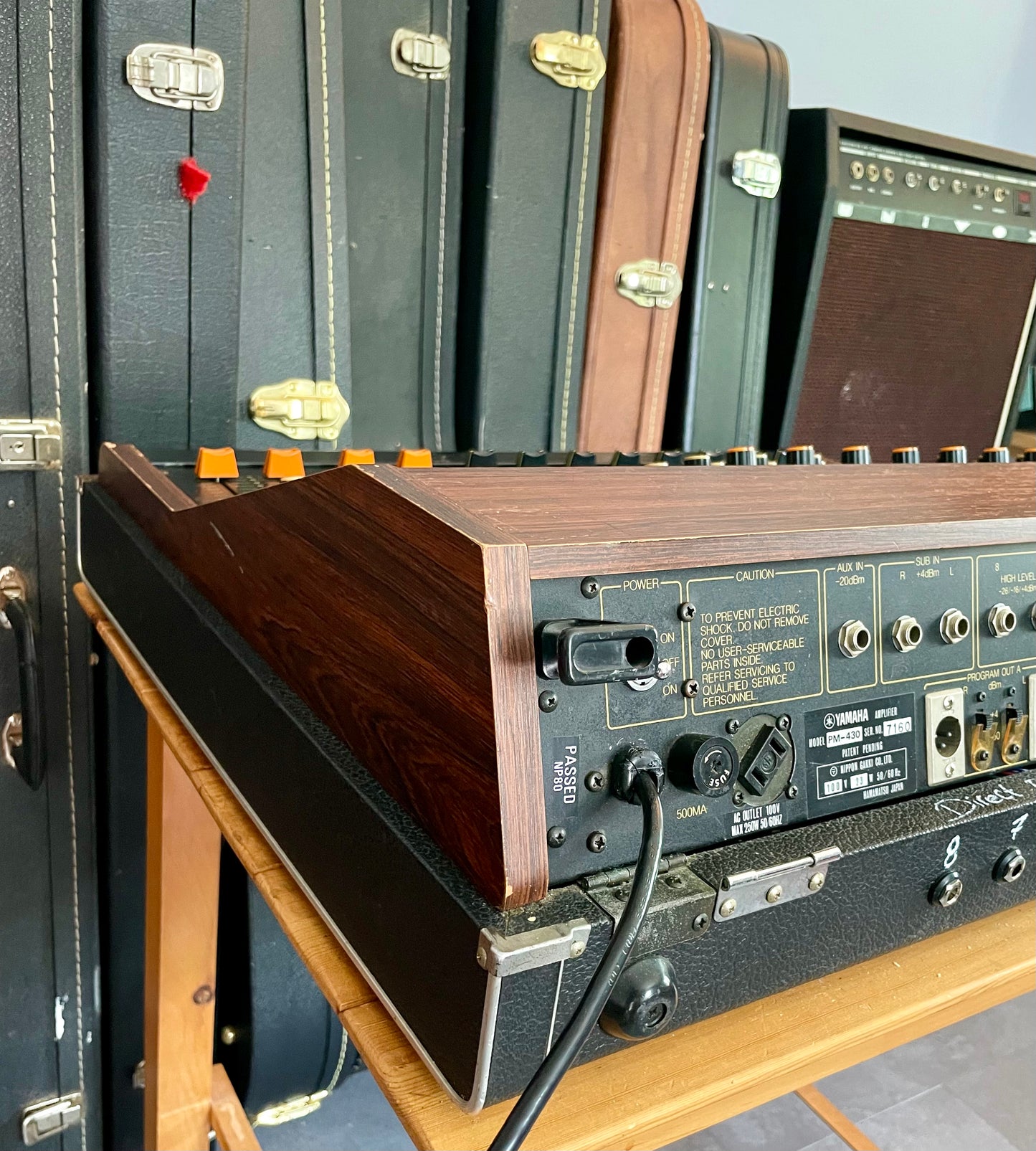 Yamaha PM-430 "Japa-Neve" fully recapped + Direct-Out. Tamura transformers 8-Channel Mixing Console 1970s