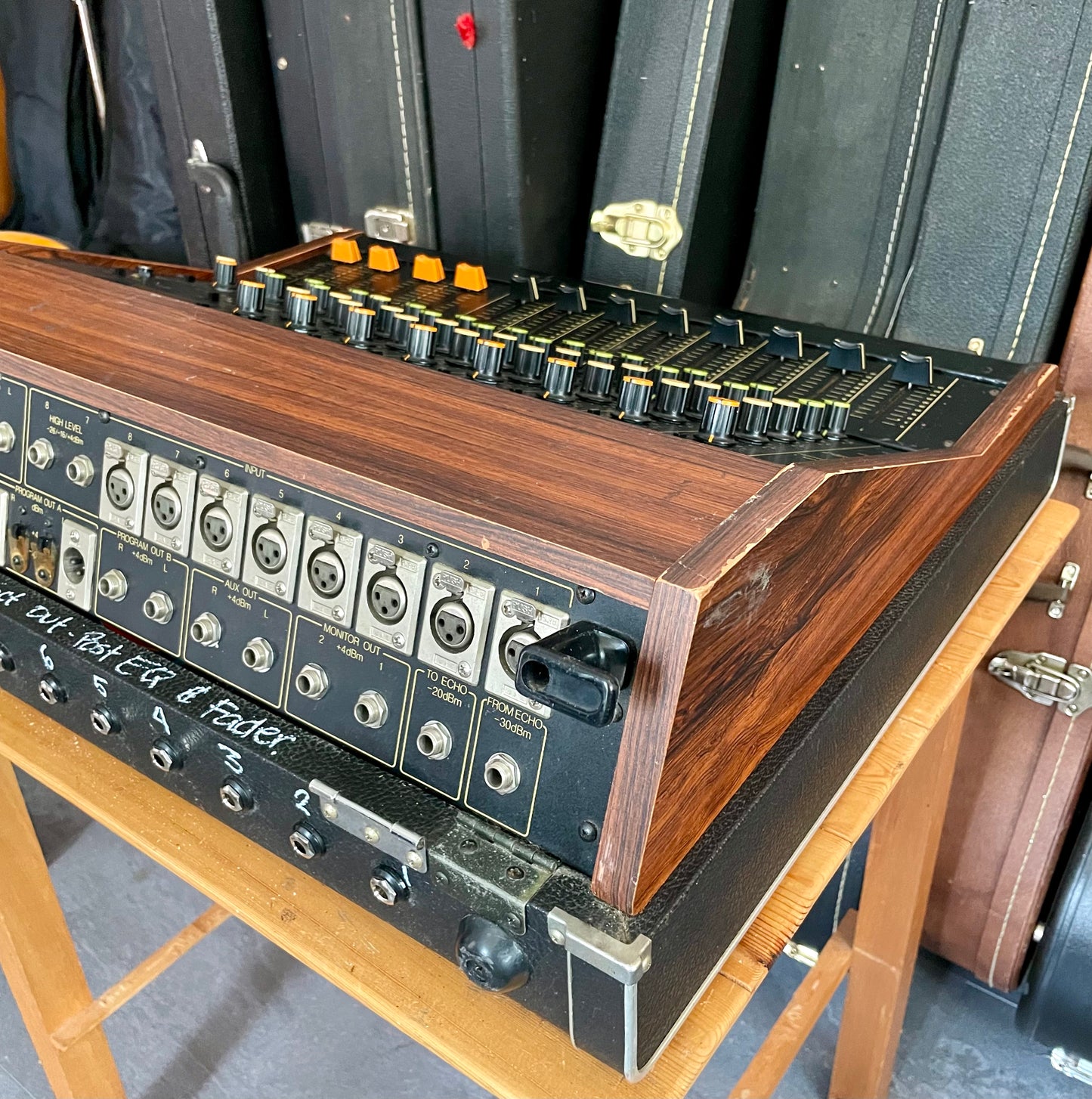 Yamaha PM-430 "Japa-Neve" fully recapped + Direct-Out. Tamura transformers 8-Channel Mixing Console 1970s