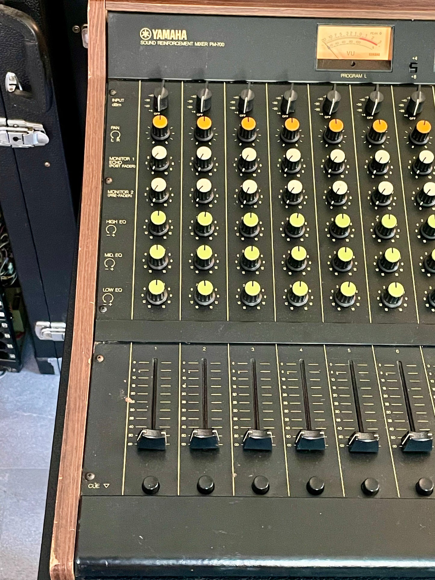 Yamaha PM-700 "Japa-Neve" fully recapped + 12 Transformer Balanced Direct Outs + 4 Tamura Output transformers 12-Channel Mixing Console 1970s