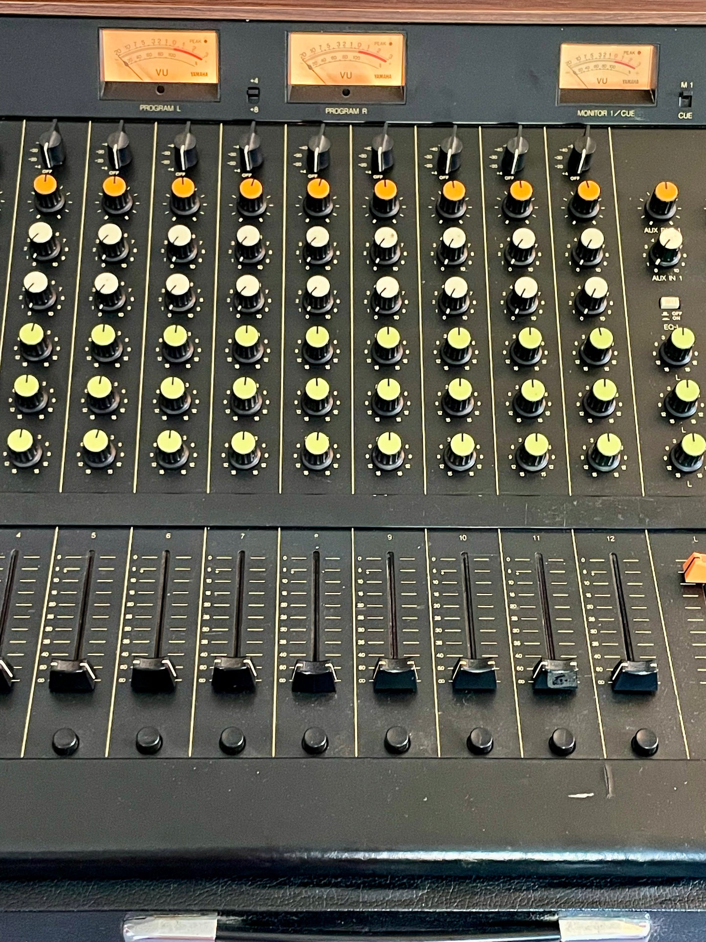 Yamaha PM-700 "Japa-Neve" fully recapped + 12 Transformer Balanced Direct Outs + 4 Tamura Output transformers 12-Channel Mixing Console 1970s