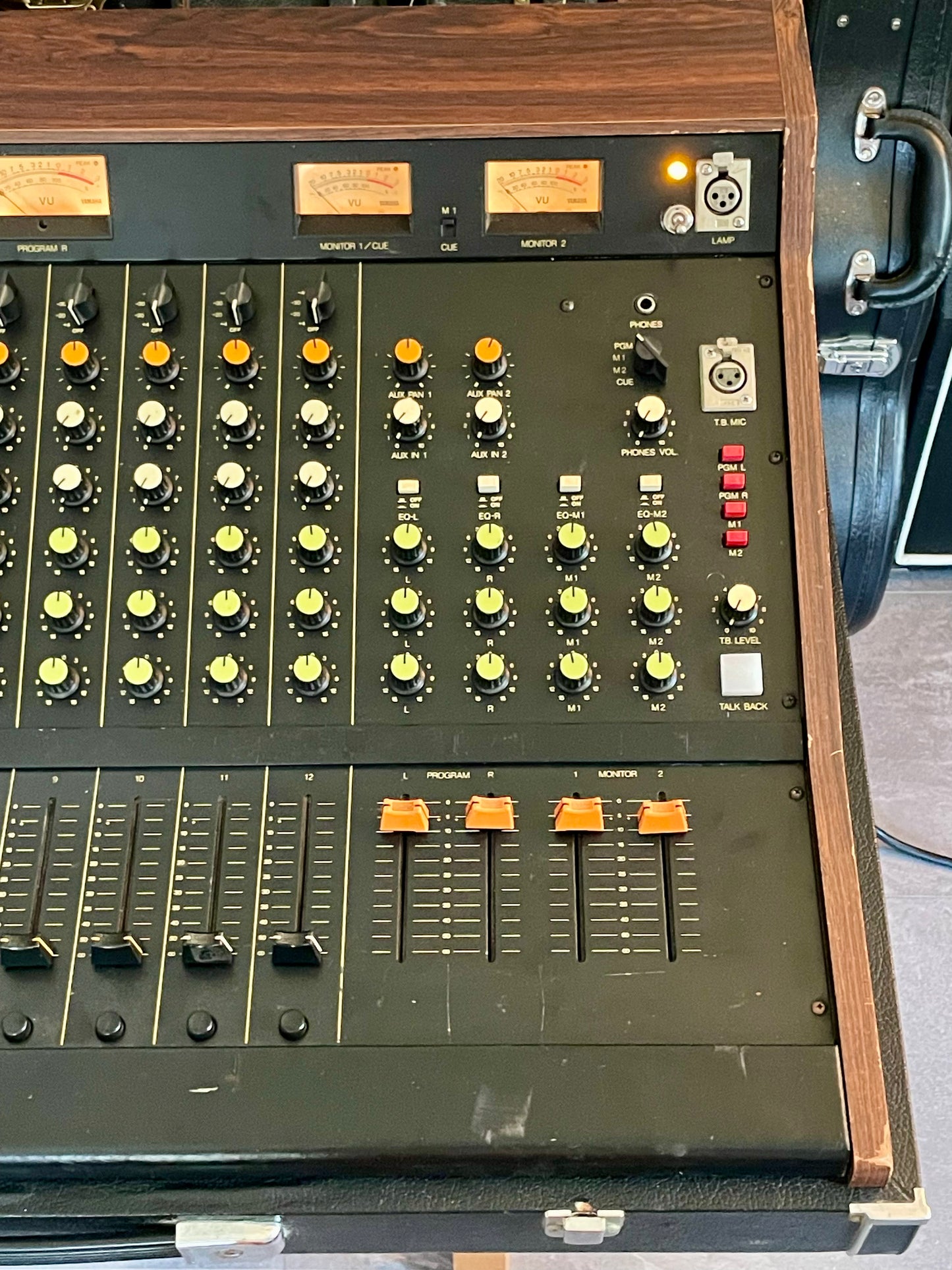 Yamaha PM-700 "Japa-Neve" fully recapped + 12 Transformer Balanced Direct Outs + 4 Tamura Output transformers 12-Channel Mixing Console 1970s