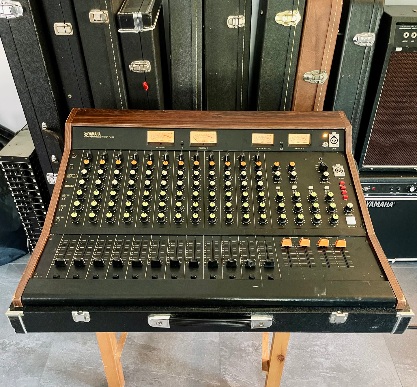 Yamaha PM-700 "Japa-Neve" fully recapped + 12 Transformer Balanced Direct Outs + 4 Tamura Output transformers 12-Channel Mixing Console 1970s