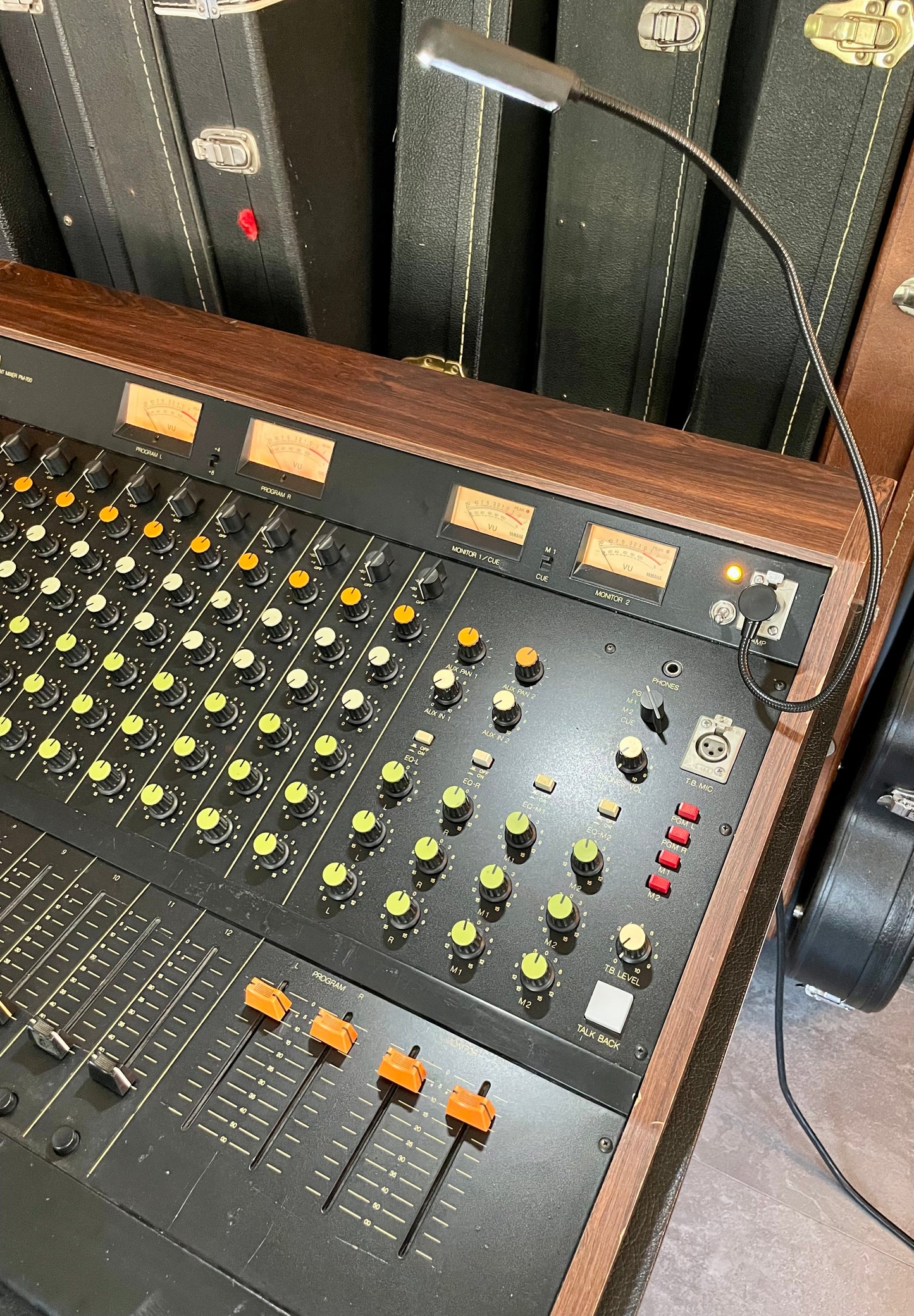 Yamaha PM-700 "Japa-Neve" fully recapped + 12 Transformer Balanced Direct Outs + 4 Tamura Output transformers 12-Channel Mixing Console 1970s
