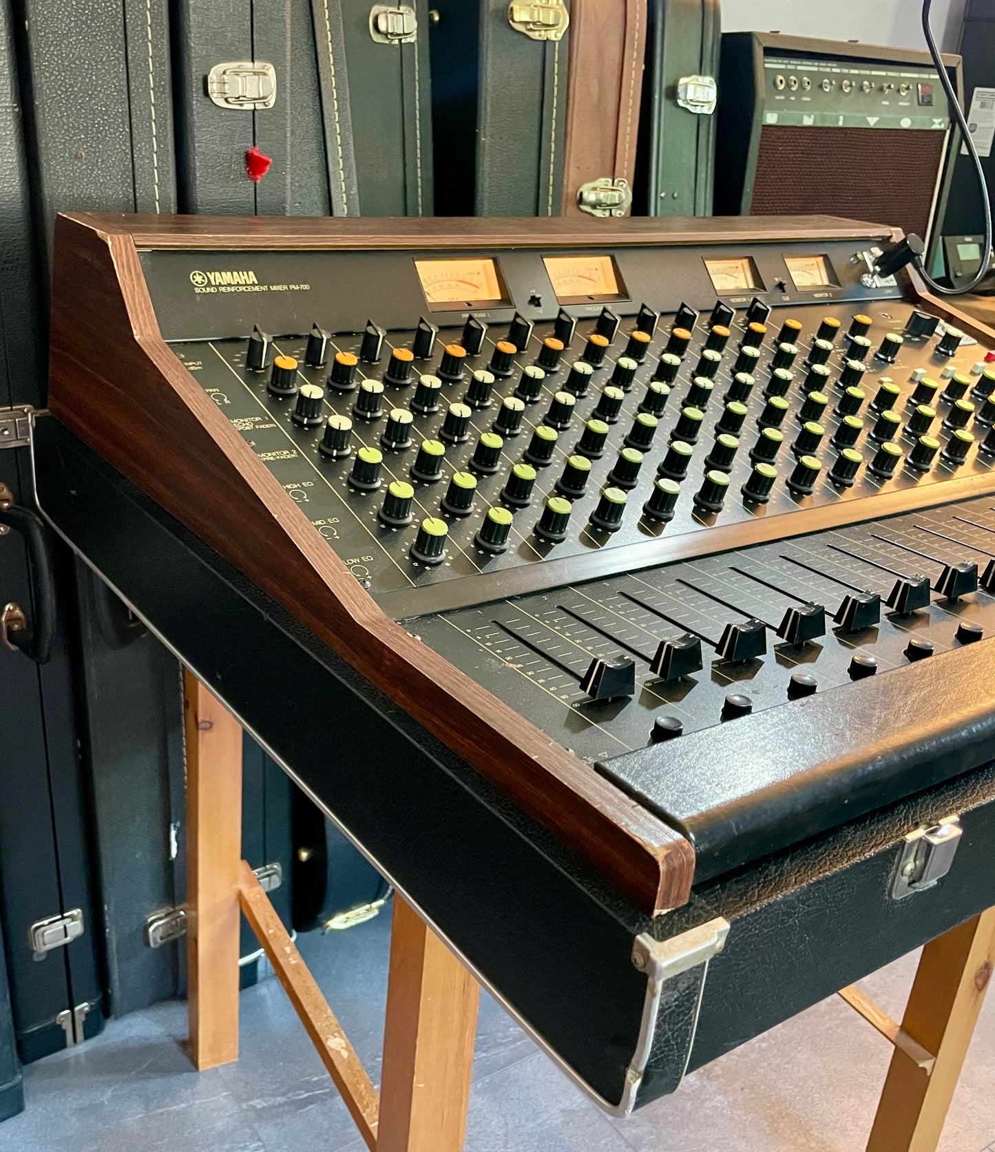 Yamaha PM-700 "Japa-Neve" fully recapped + 12 Transformer Balanced Direct Outs + 4 Tamura Output transformers 12-Channel Mixing Console 1970s