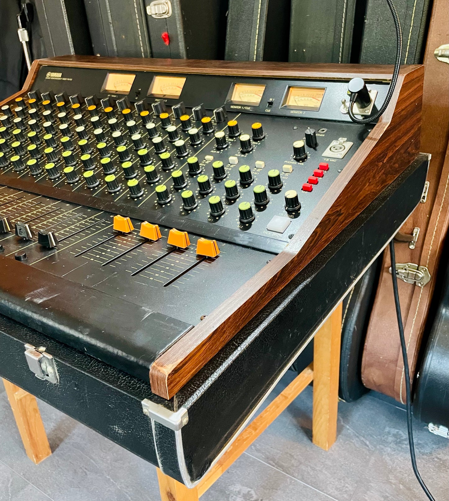 Yamaha PM-700 "Japa-Neve" fully recapped + 12 Transformer Balanced Direct Outs + 4 Tamura Output transformers 12-Channel Mixing Console 1970s