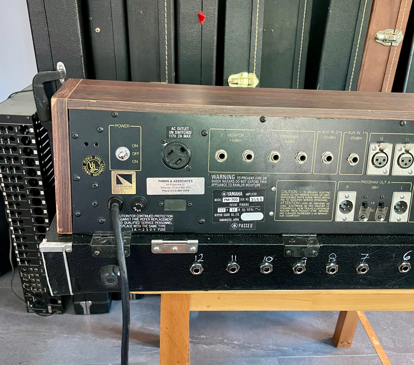 Yamaha PM-700 "Japa-Neve" fully recapped + 12 Transformer Balanced Direct Outs + 4 Tamura Output transformers 12-Channel Mixing Console 1970s