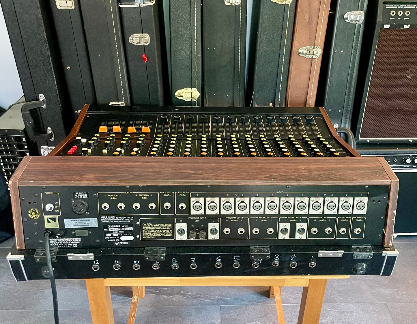 Yamaha PM-700 "Japa-Neve" fully recapped + 12 Transformer Balanced Direct Outs + 4 Tamura Output transformers 12-Channel Mixing Console 1970s
