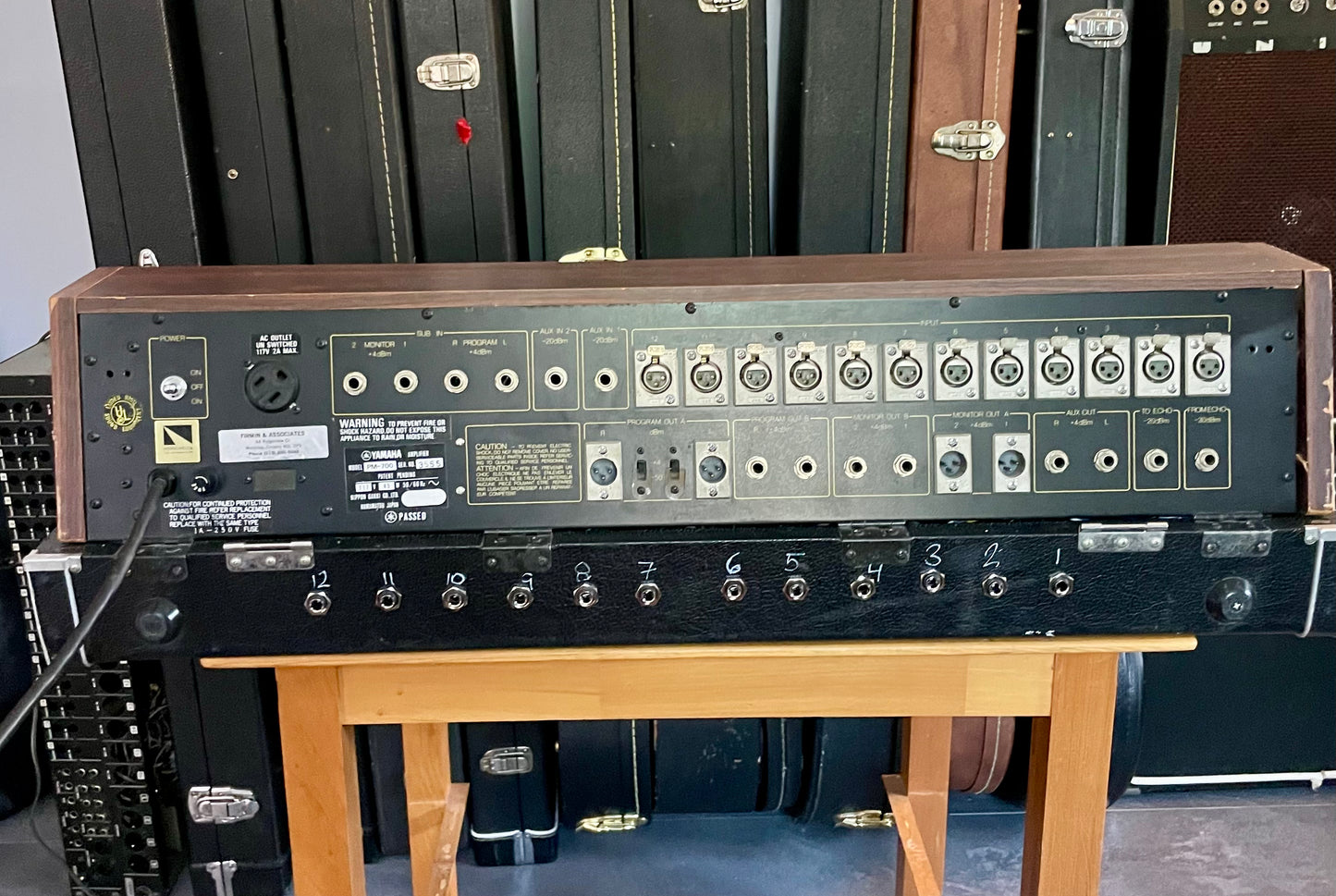 Yamaha PM-700 "Japa-Neve" fully recapped + 12 Transformer Balanced Direct Outs + 4 Tamura Output transformers 12-Channel Mixing Console 1970s