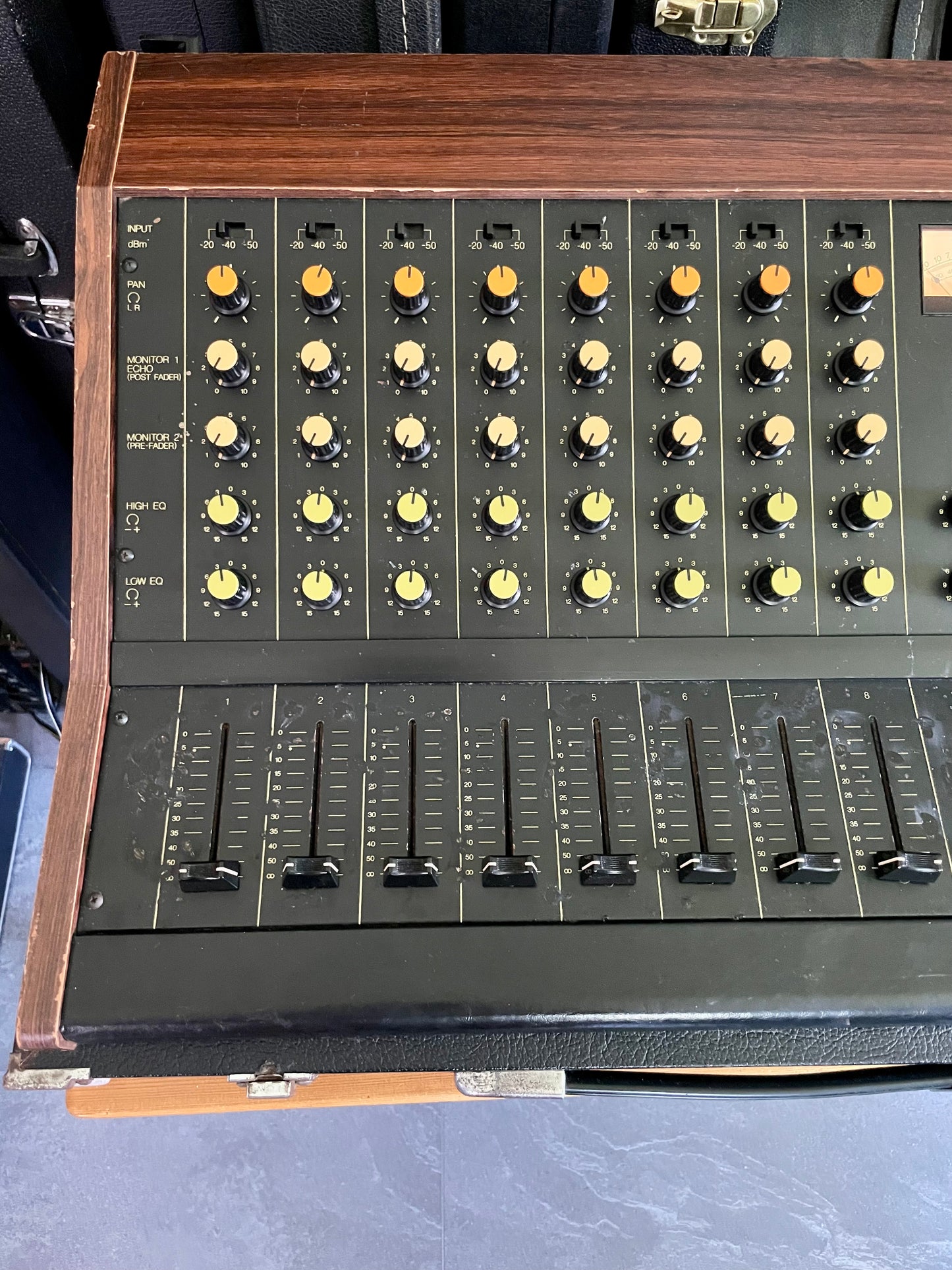 Yamaha PM-430 "Japa-Neve" fully recapped + Direct-Out. Tamura transformers 8-Channel Mixing Console 1970s