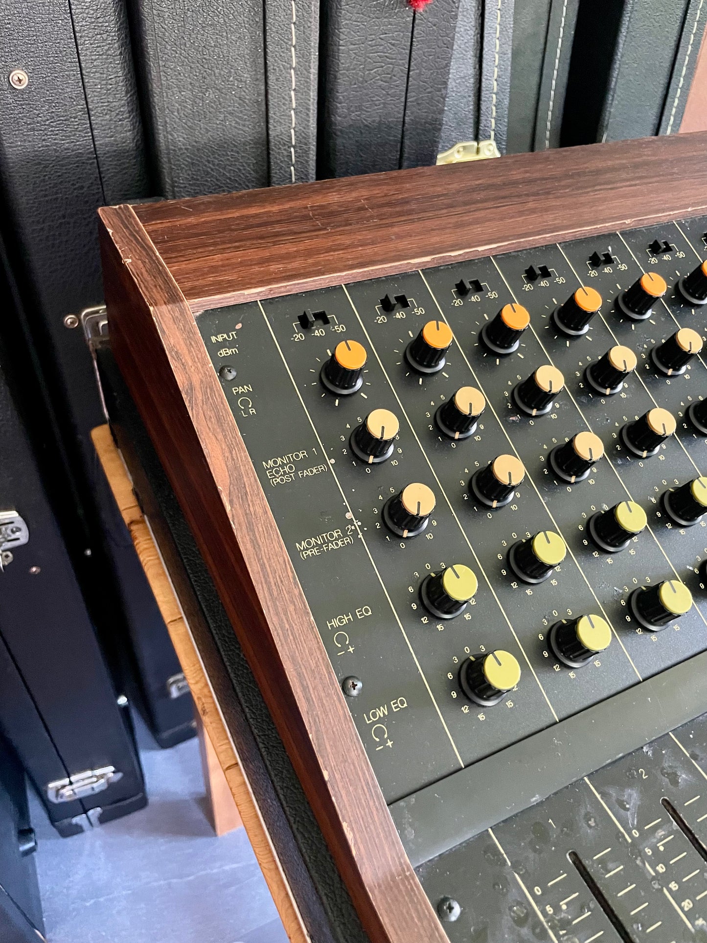 Yamaha PM-430 "Japa-Neve" fully recapped + Direct-Out. Tamura transformers 8-Channel Mixing Console 1970s